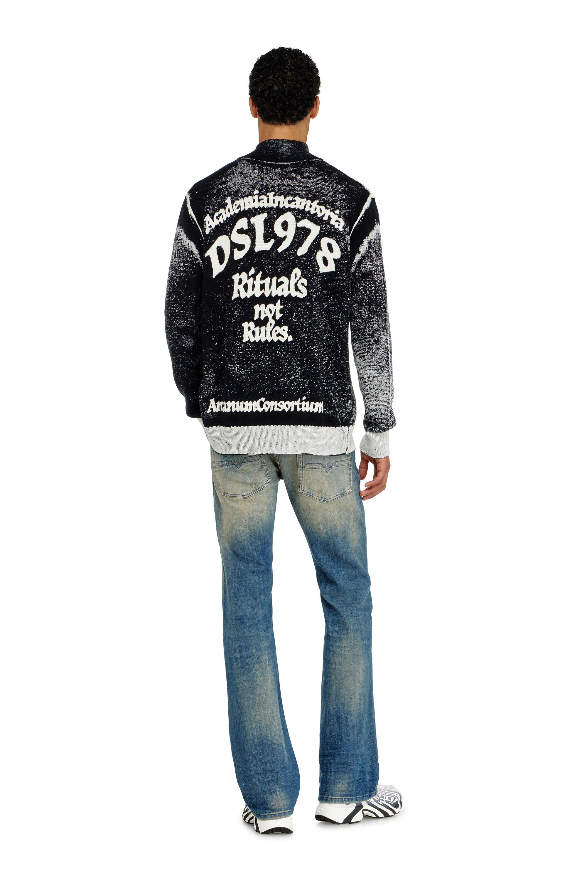 Diesel - Bootcut Jeans 2007 Zatiny 0KBBW Homme, Bleu moyen - Image 3