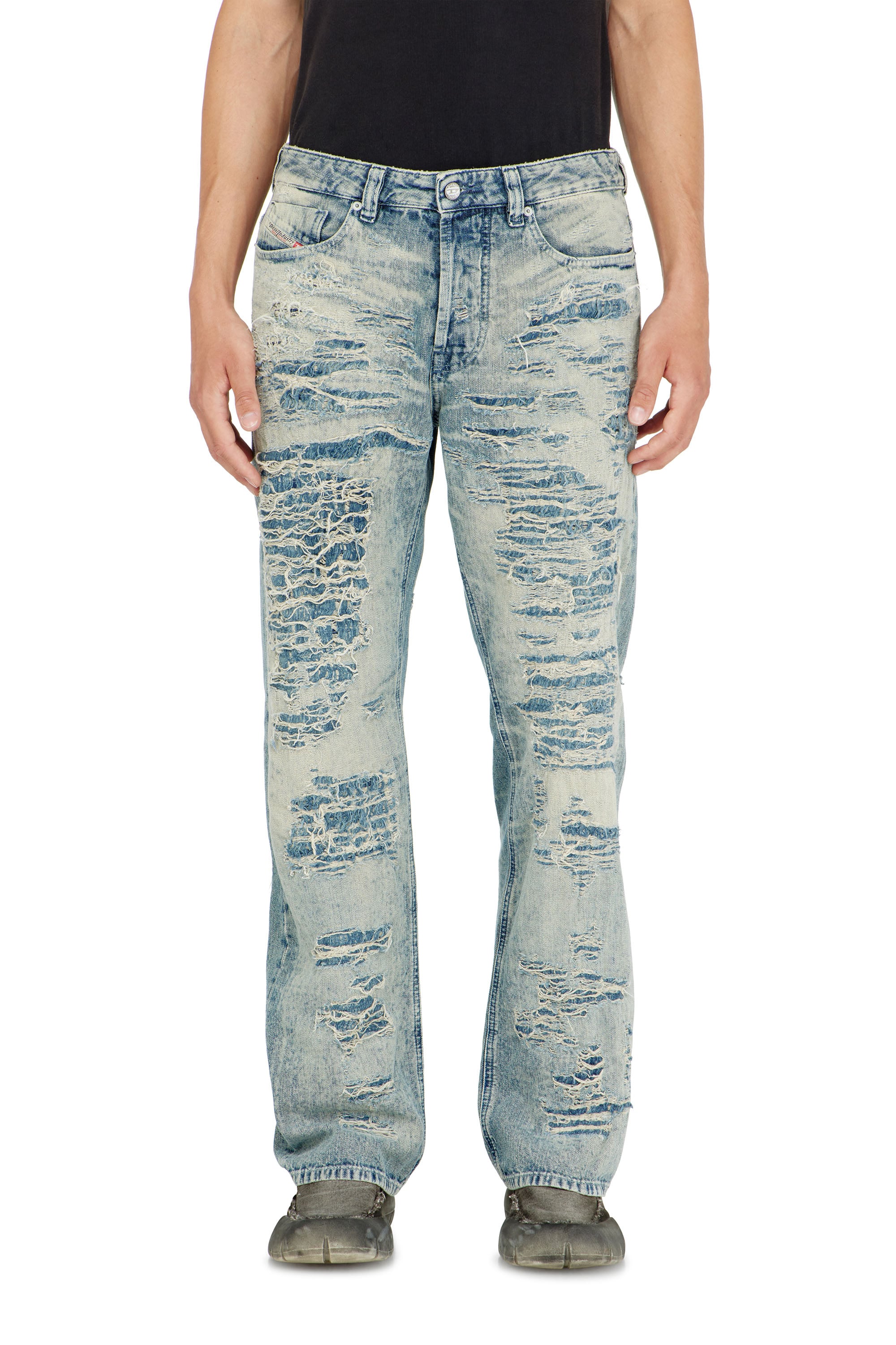 Diesel - Man's Relaxed Jeans 1980 D-Eeper 068YM, Medium blue - 4