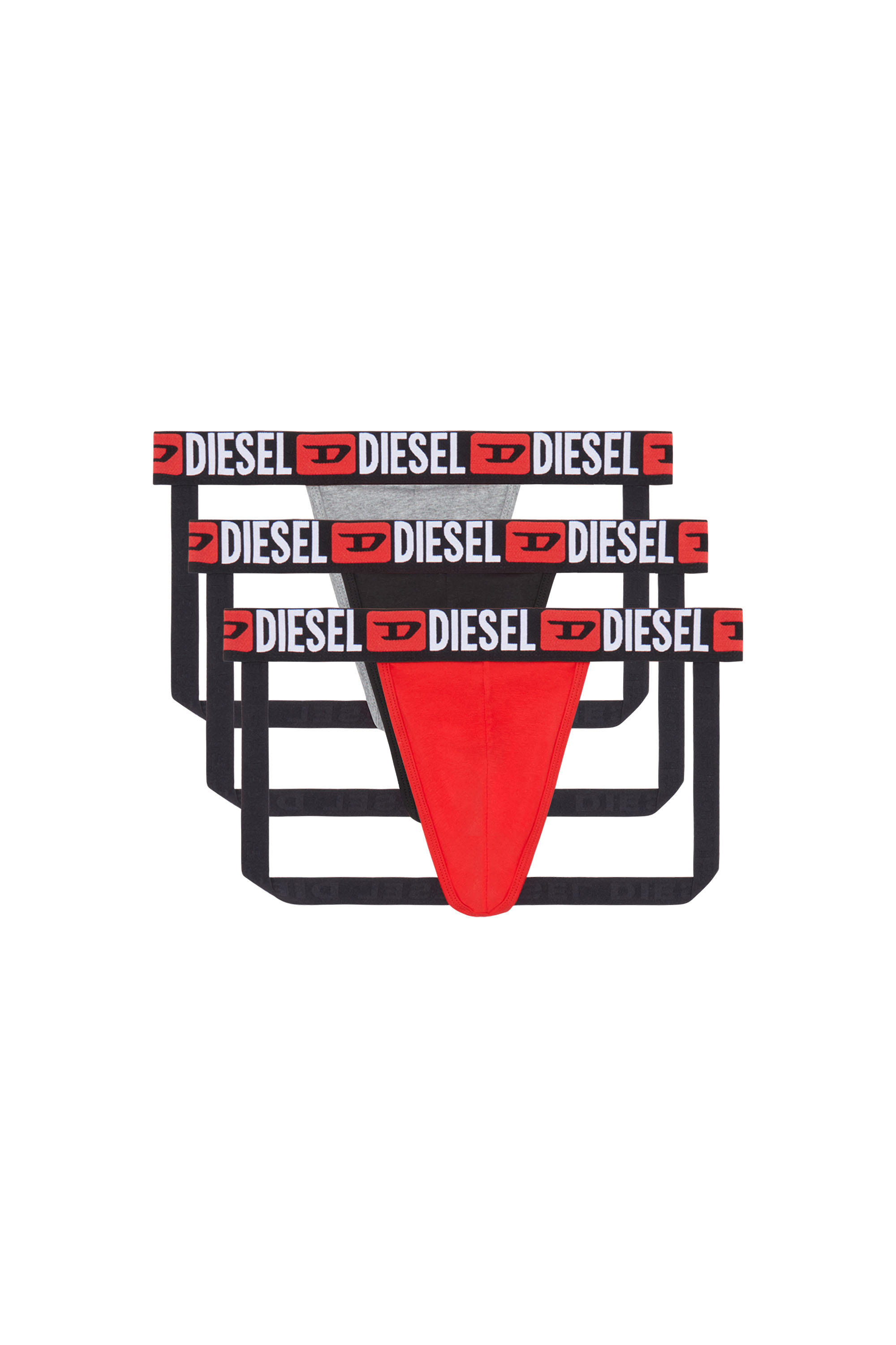 Diesel - UMBR-JOCKYTHREEPACK, Rouge/Gris - Image 1