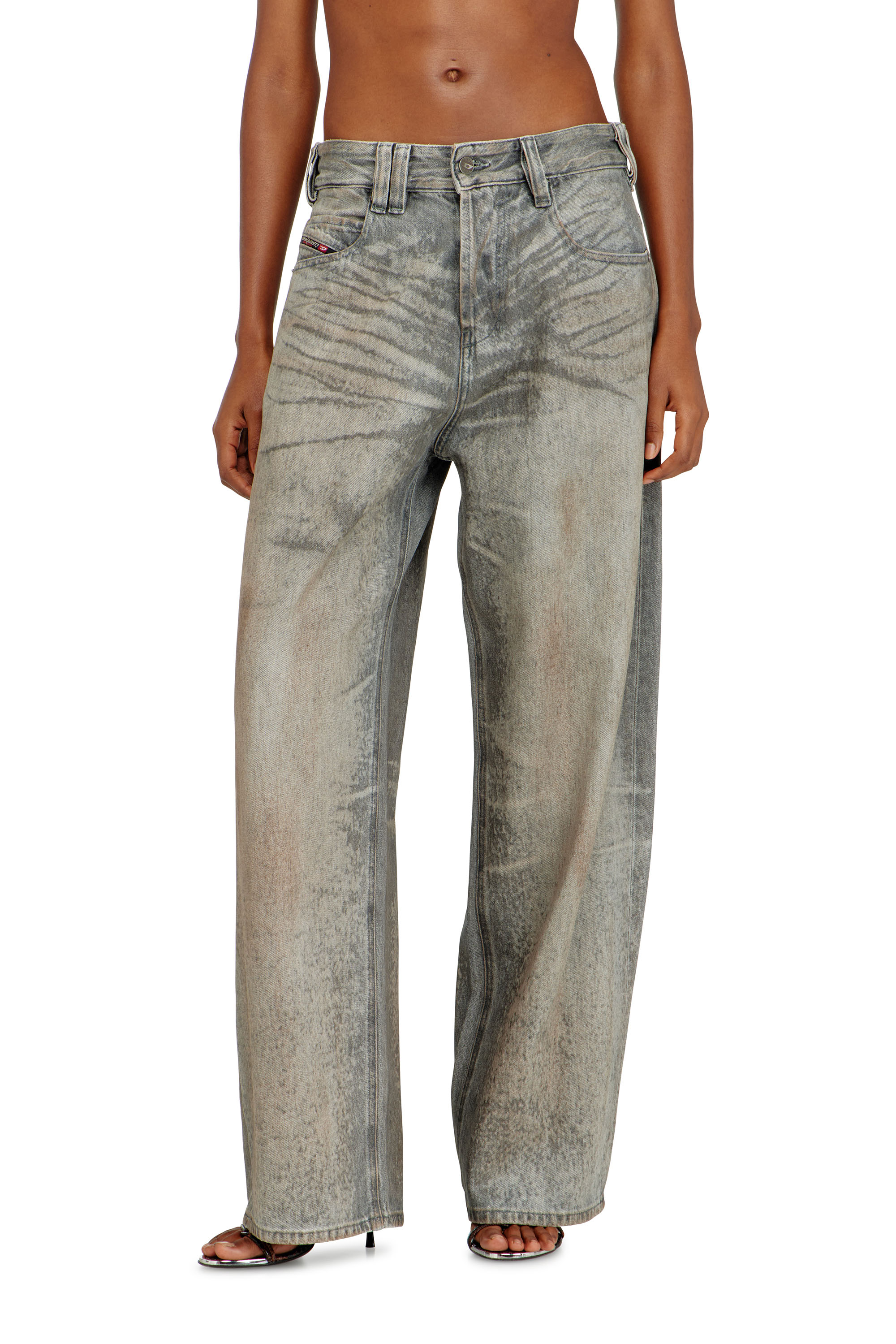 Diesel - Relaxed Jeans 1997 D-Enim-M 09P24 Mixte, Gris - Image 6