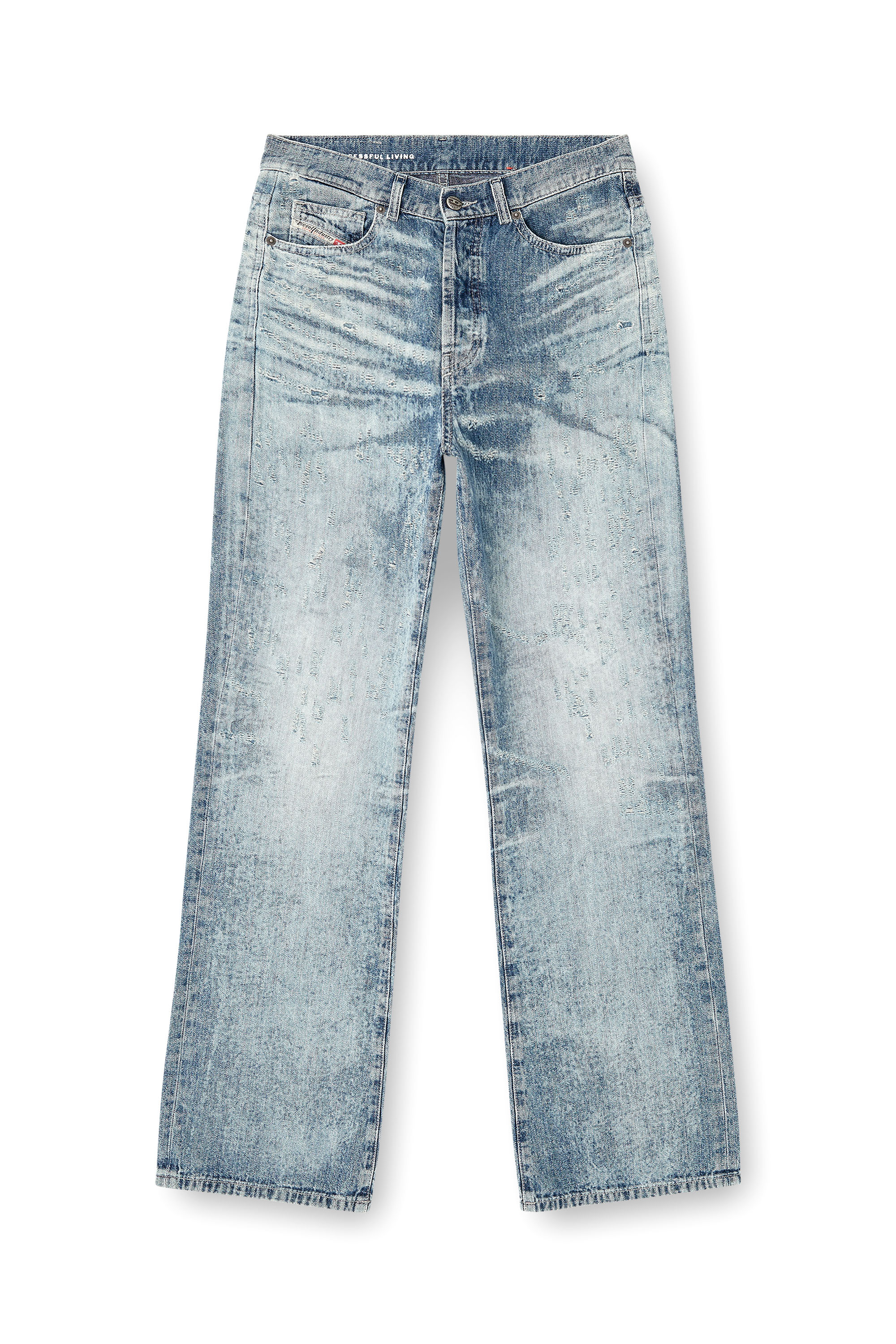 Diesel - Regular Jeans 1971 D-Sent 068TY Femme, Bleu Clair - Image 3