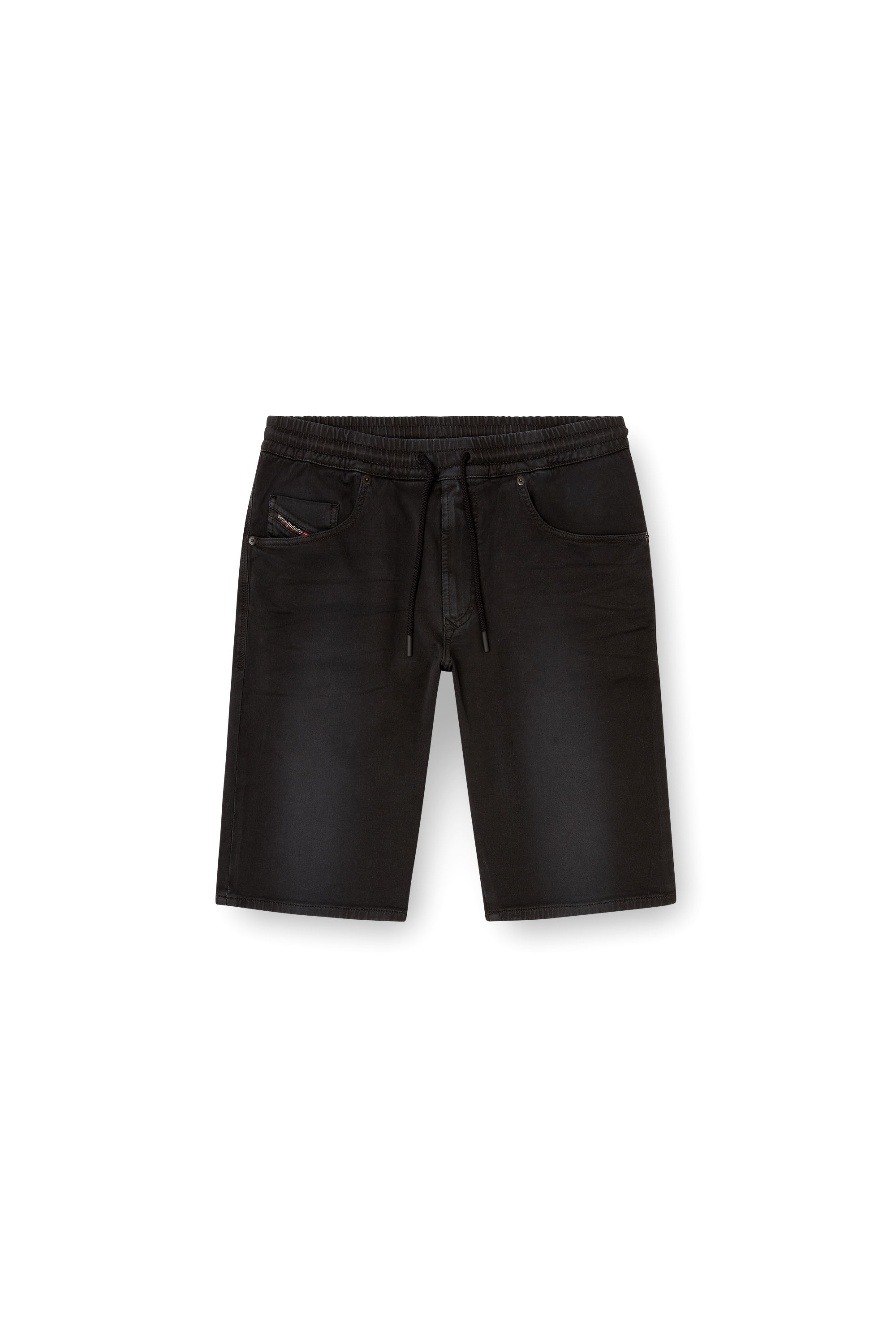 Diesel - 2033 D-KROOLEY-SHORT JOGG, Short chino en JoggJeans Homme in Noir - 2