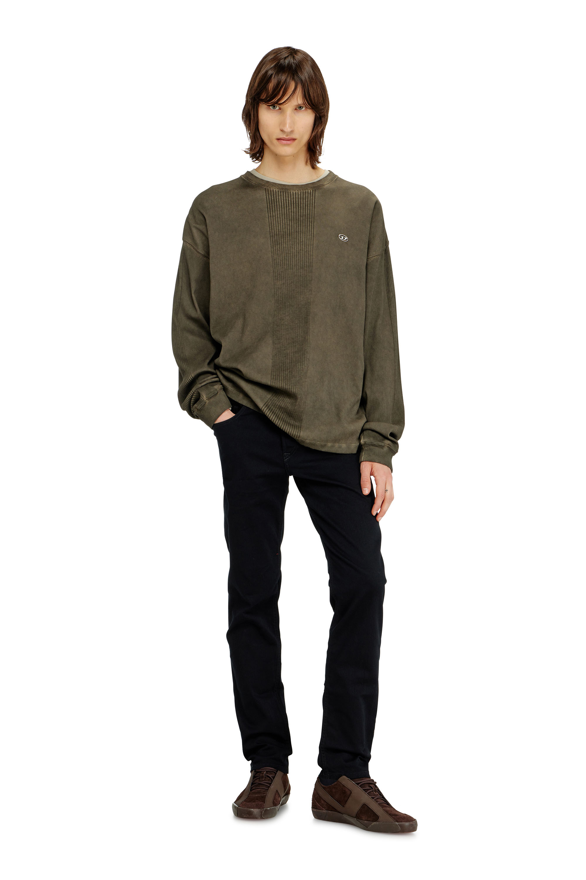 Diesel - Regular Jeans 2023 D-Finitive 069YP Homme, Noir/Gris fonc&eacute; - Image 3