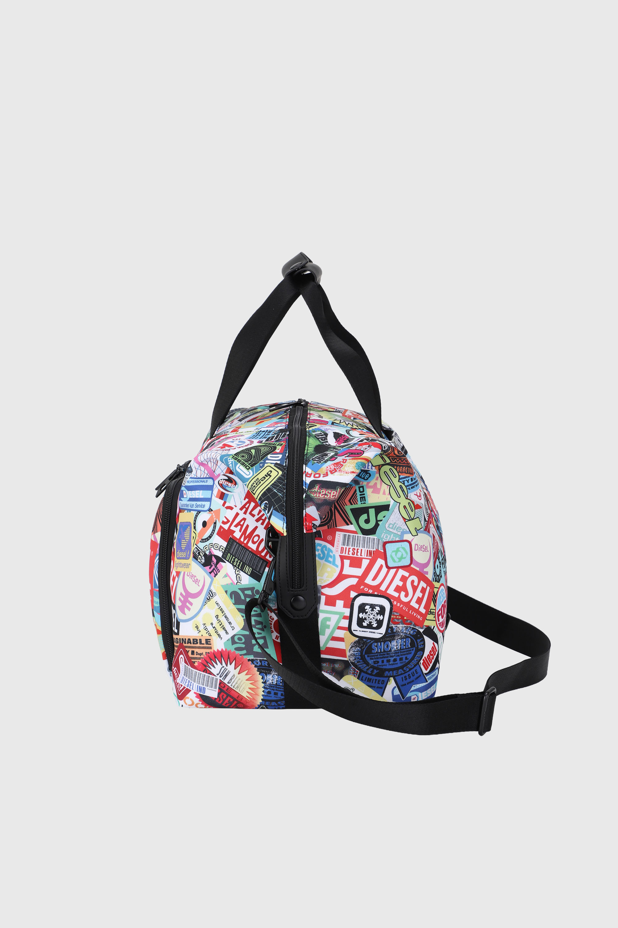 Diesel - DIESEL PC PRINTED DUFFLE-STICKERS- DSB00, Sac de voyage pratique avec des autoc Mixte in Polychrome - 5