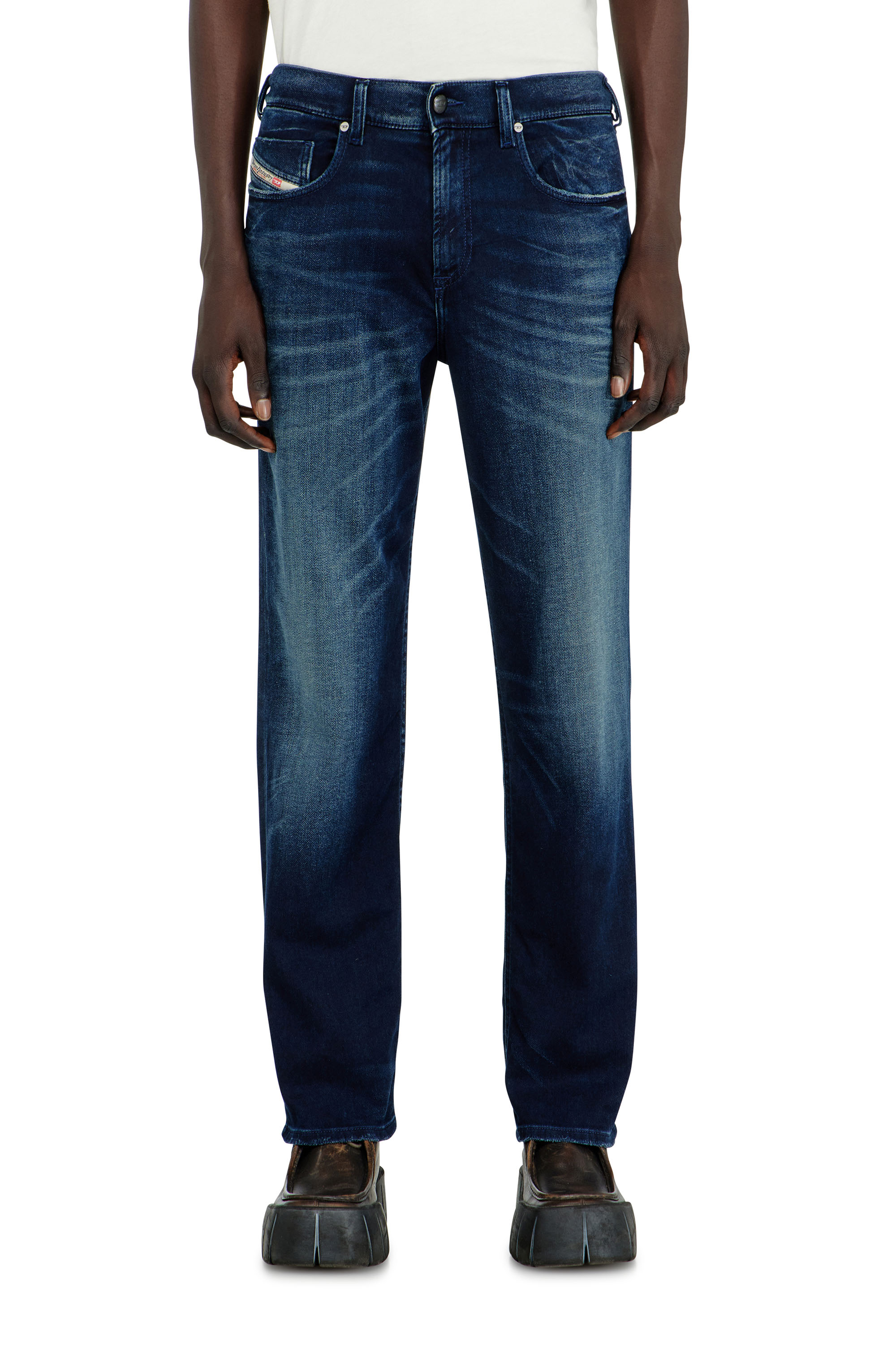 Diesel - Regular 2090 D-Veekley Joggjeans&reg; 09P93 Homme, Bleu Fonc&eacute; - Image 3
