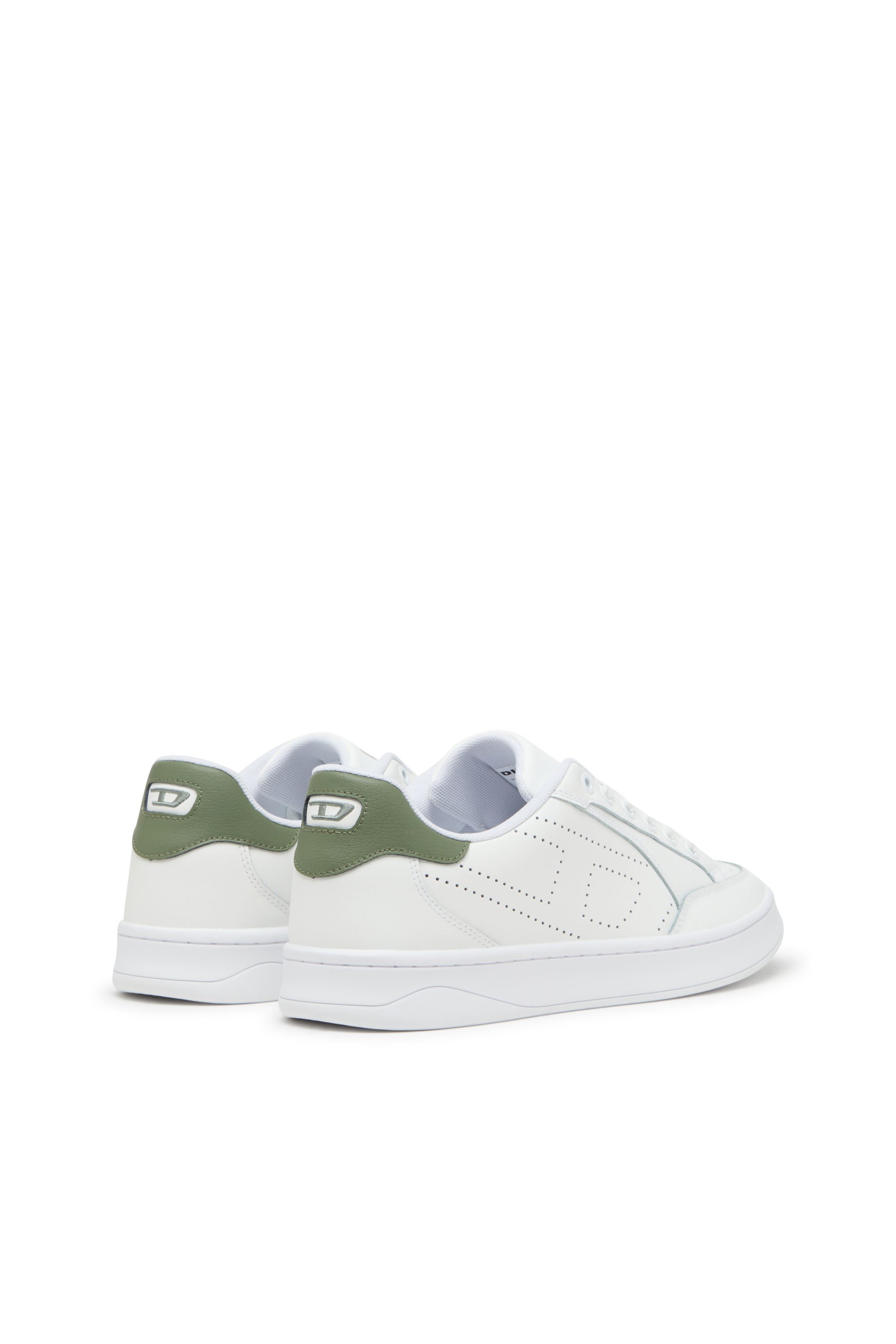 Diesel - S-DAKOTA LOW, S-Dakota-Sneakers en cuir avec logo perforé Homme in Polychrome - 3