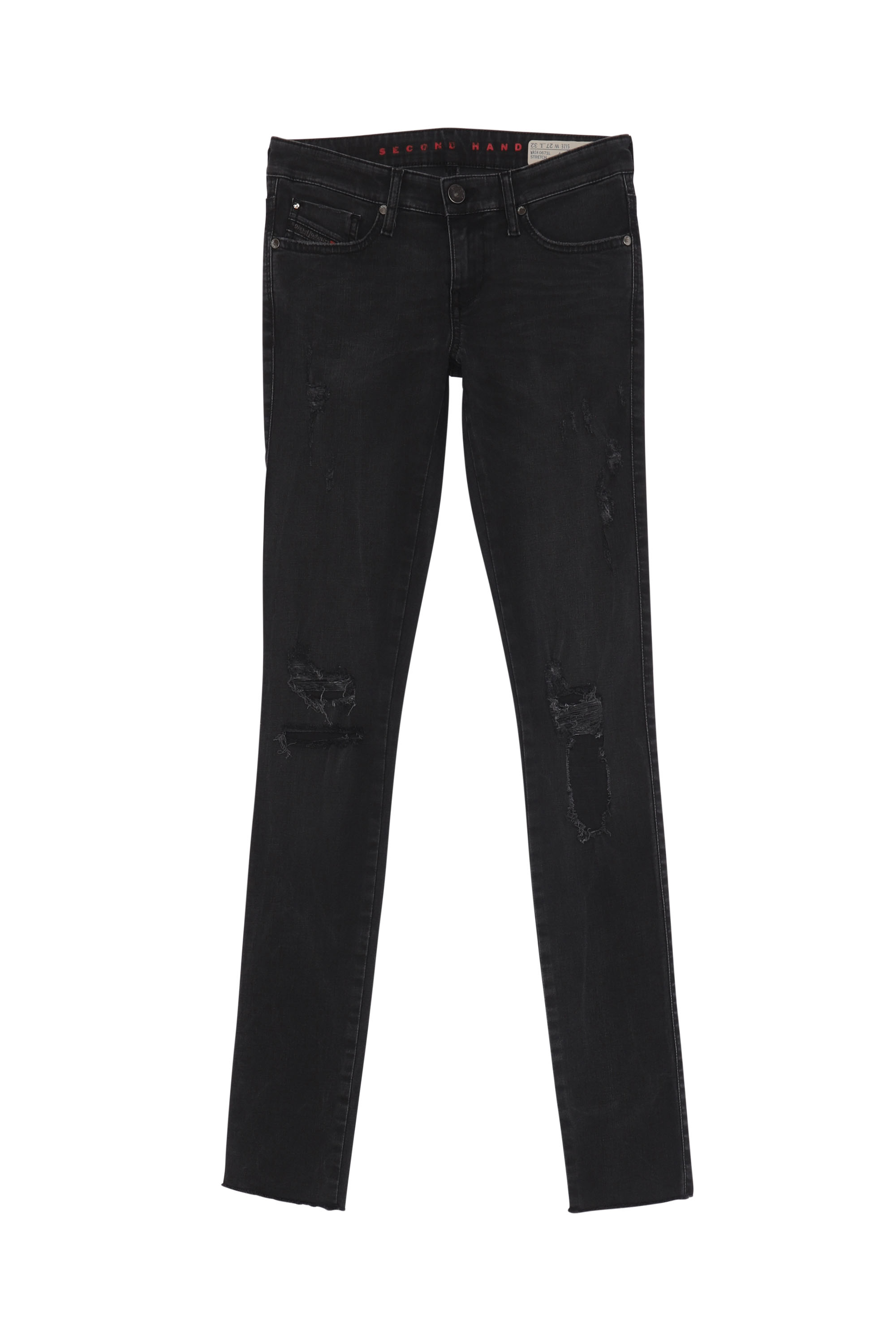 Diesel - SKINZEE-LOW, Woman's Diesel Woman - Jeans Black/Dark grey in Black/Dark grey - 1