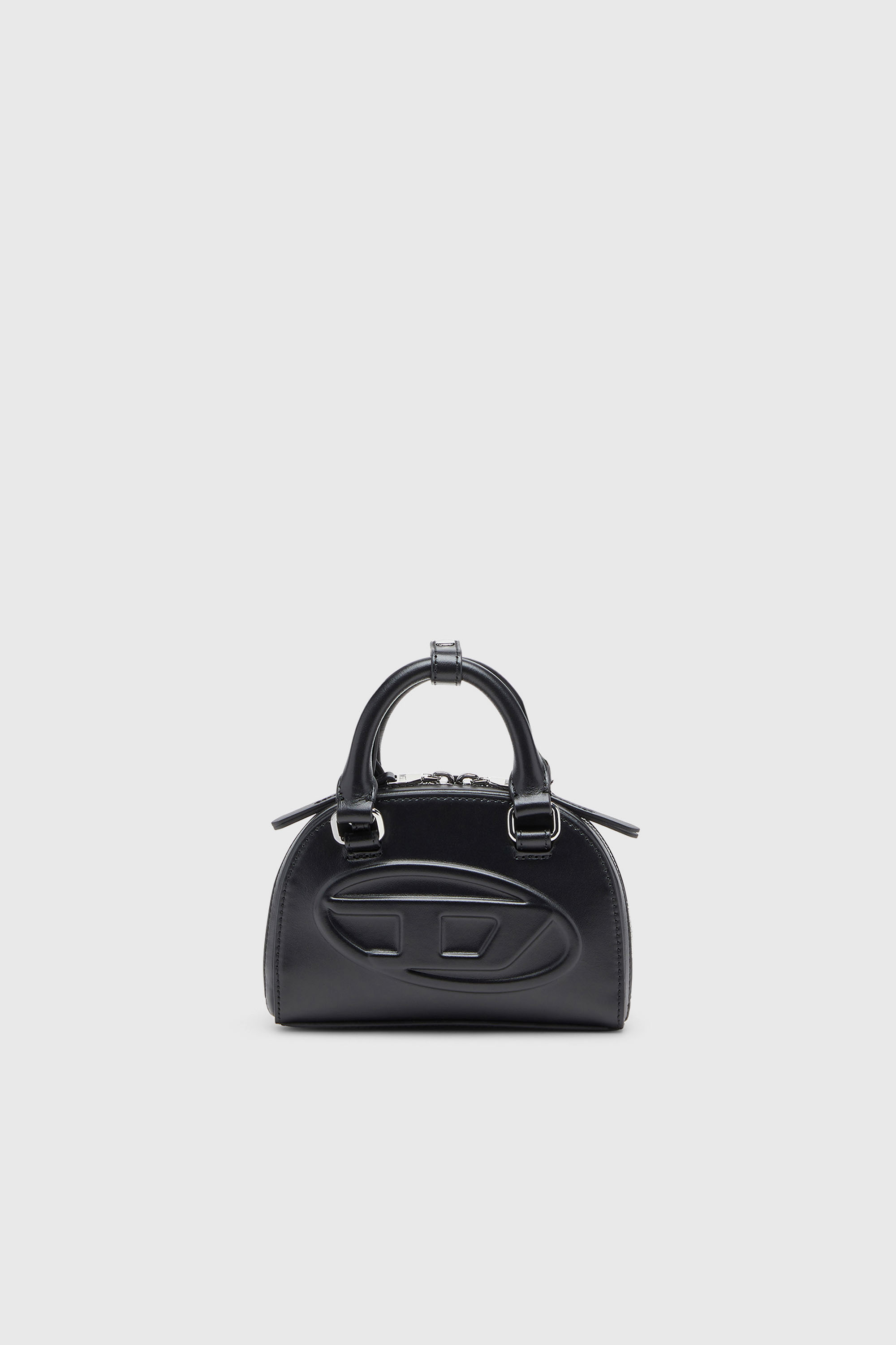 Diesel - 1DR DOME CROSSBODY XS, Woman's 1DR Dome-Slim bowling bag in nappa leather in Black - 1