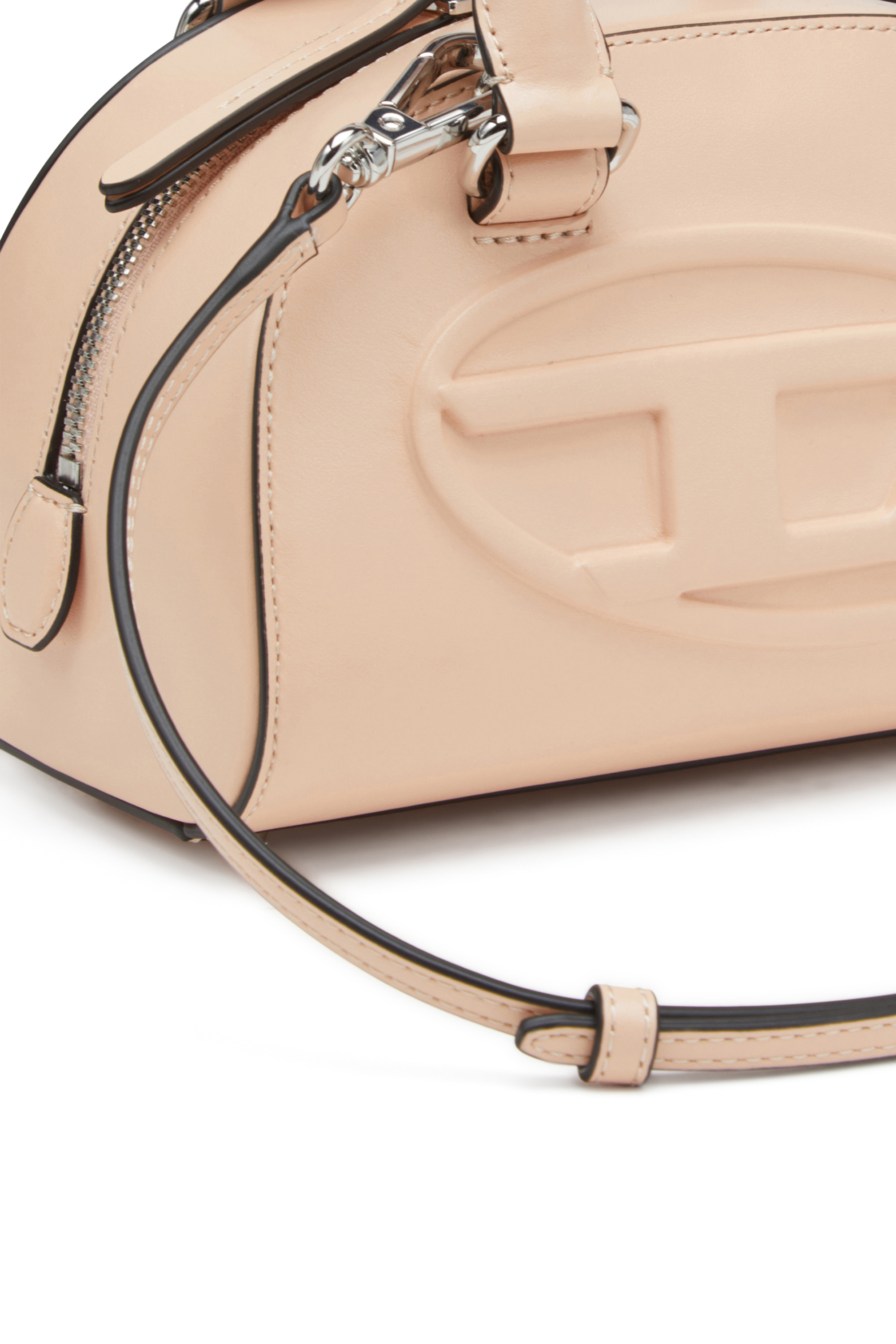 Diesel - 1DR DOME CROSSBODY, 1DR Dome-Mini sac bowling en cuir Femme in Rose - 5