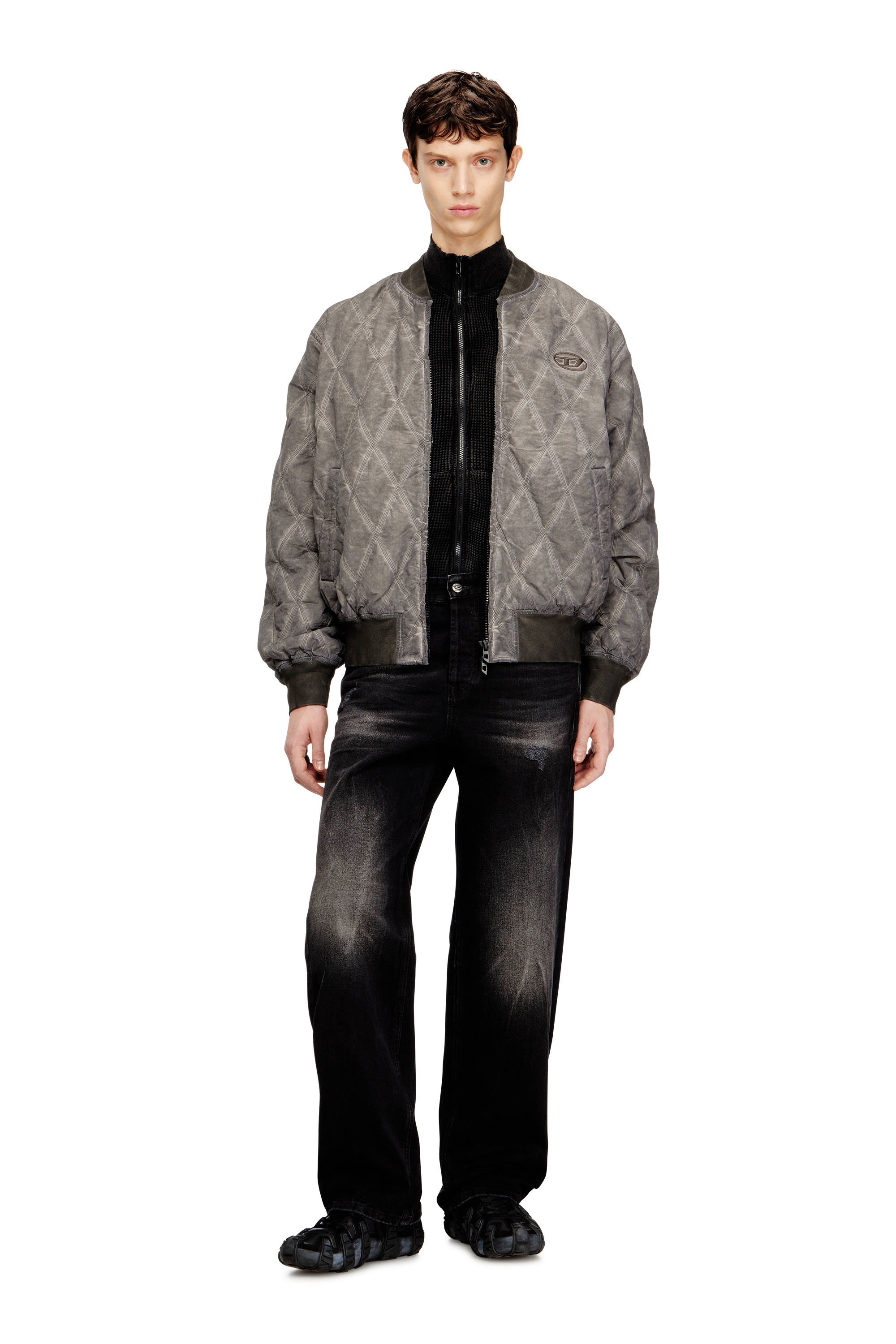 Diesel - Relaxed Jeans 2001 D-Macro 0BEBB Homme, Noir - Image 2