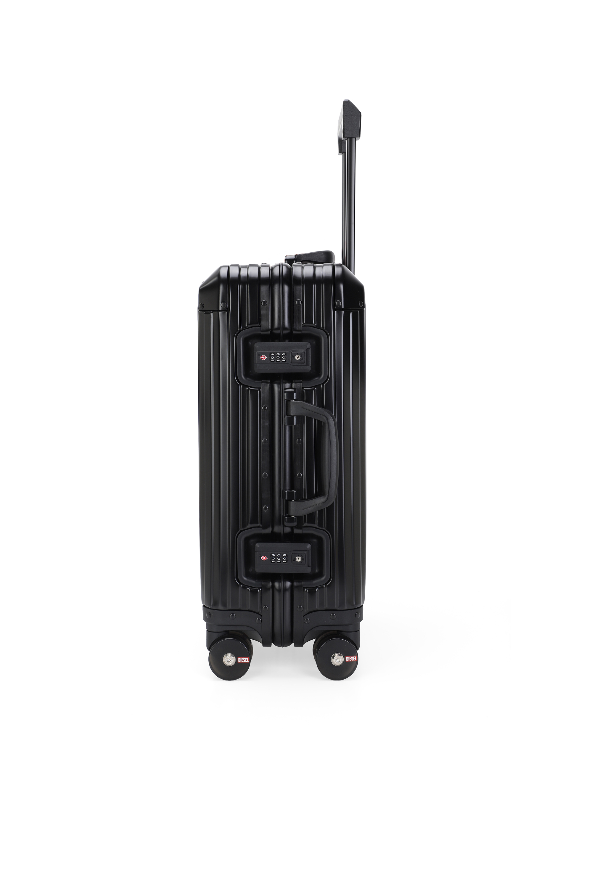 Diesel - DIESEL ALUMINUM TROLLEY- DSL002, Valise en aluminium taille S Mixte in Noir - 4