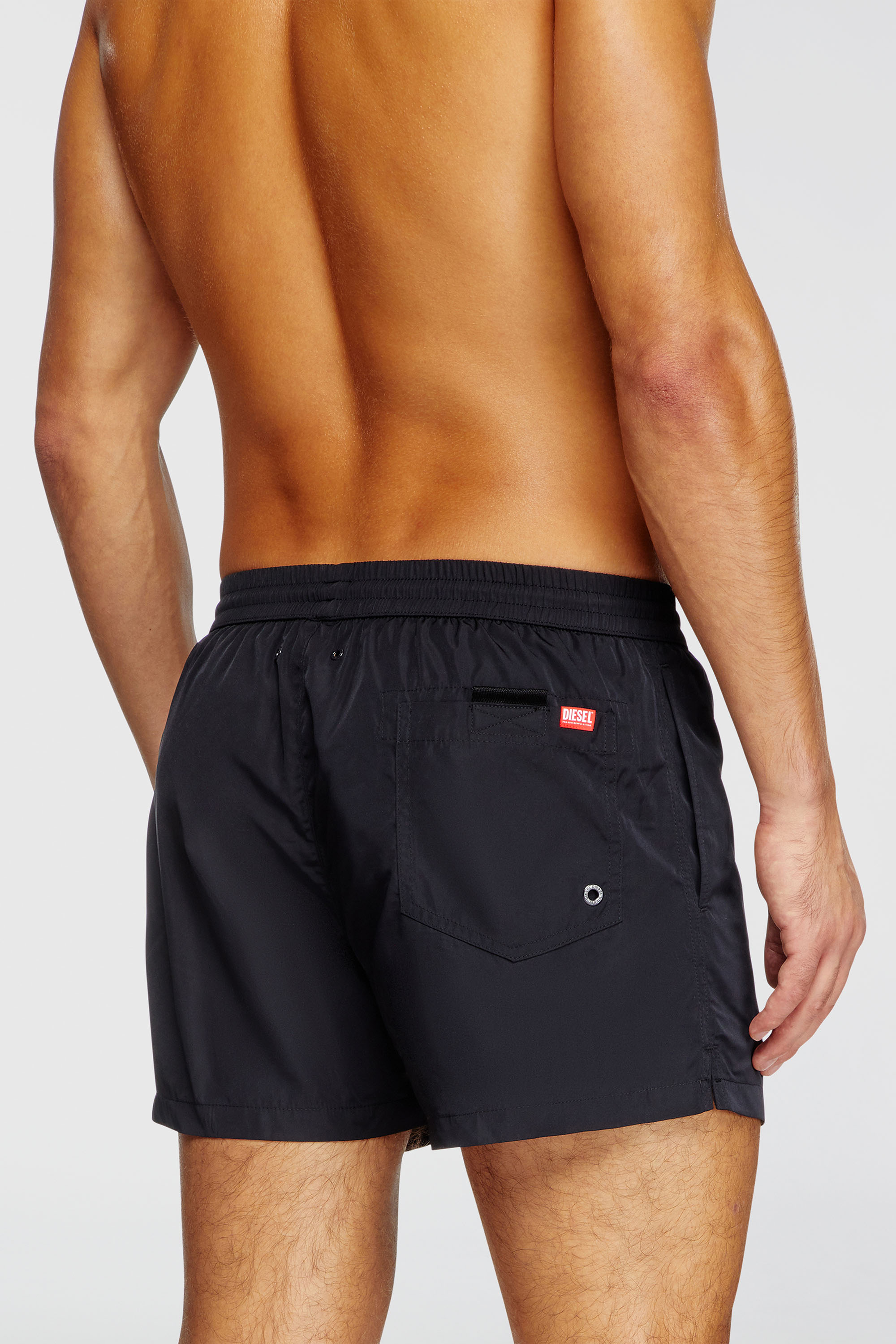 Diesel - MARIO-34-D-CORE, Short de bain avec logo imprim&eacute; Homme in Noir - 3