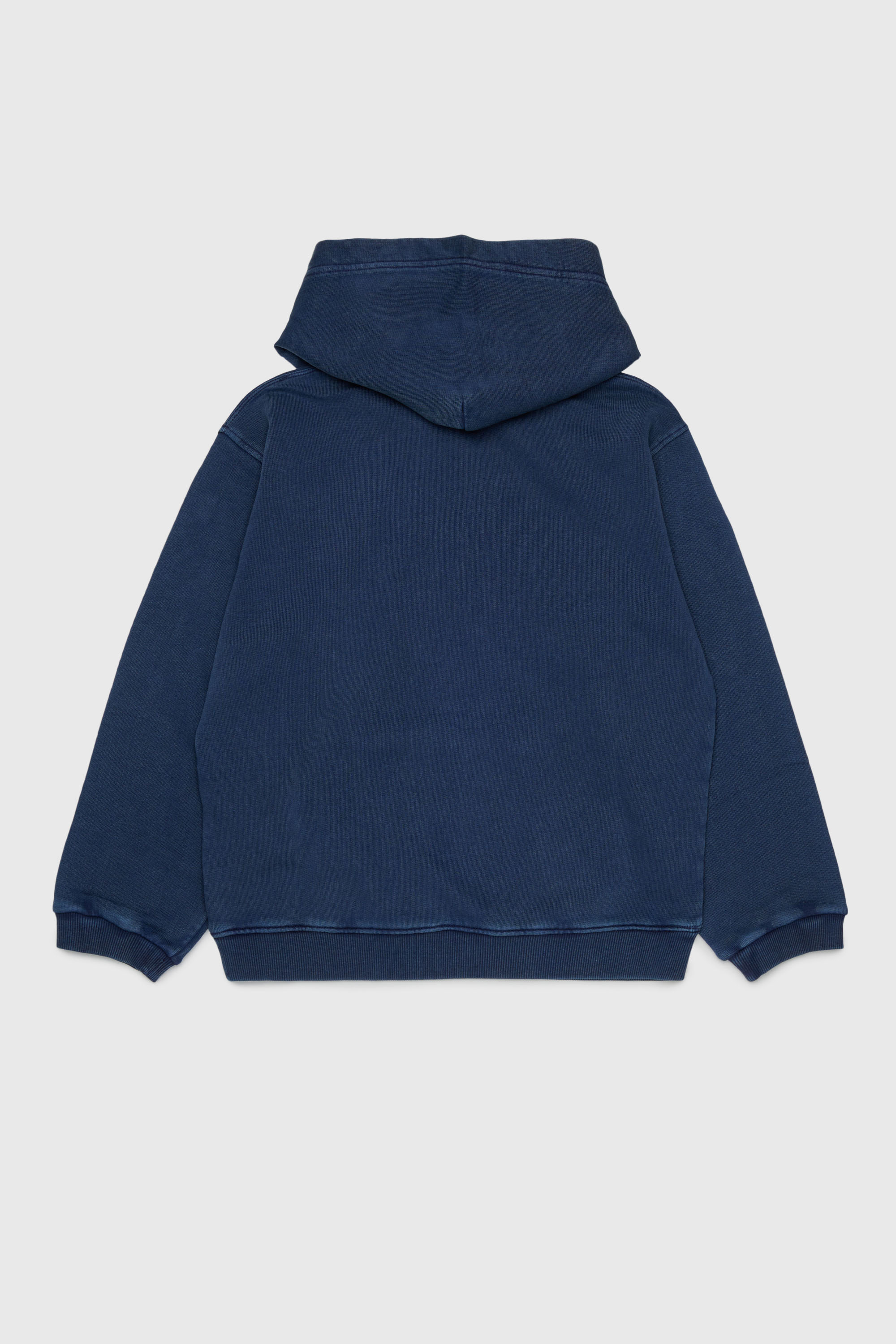 Diesel - STISEL OVER, Sweat &agrave; capuche avec maxi logo imprim&eacute; Homme in Bleu - 2