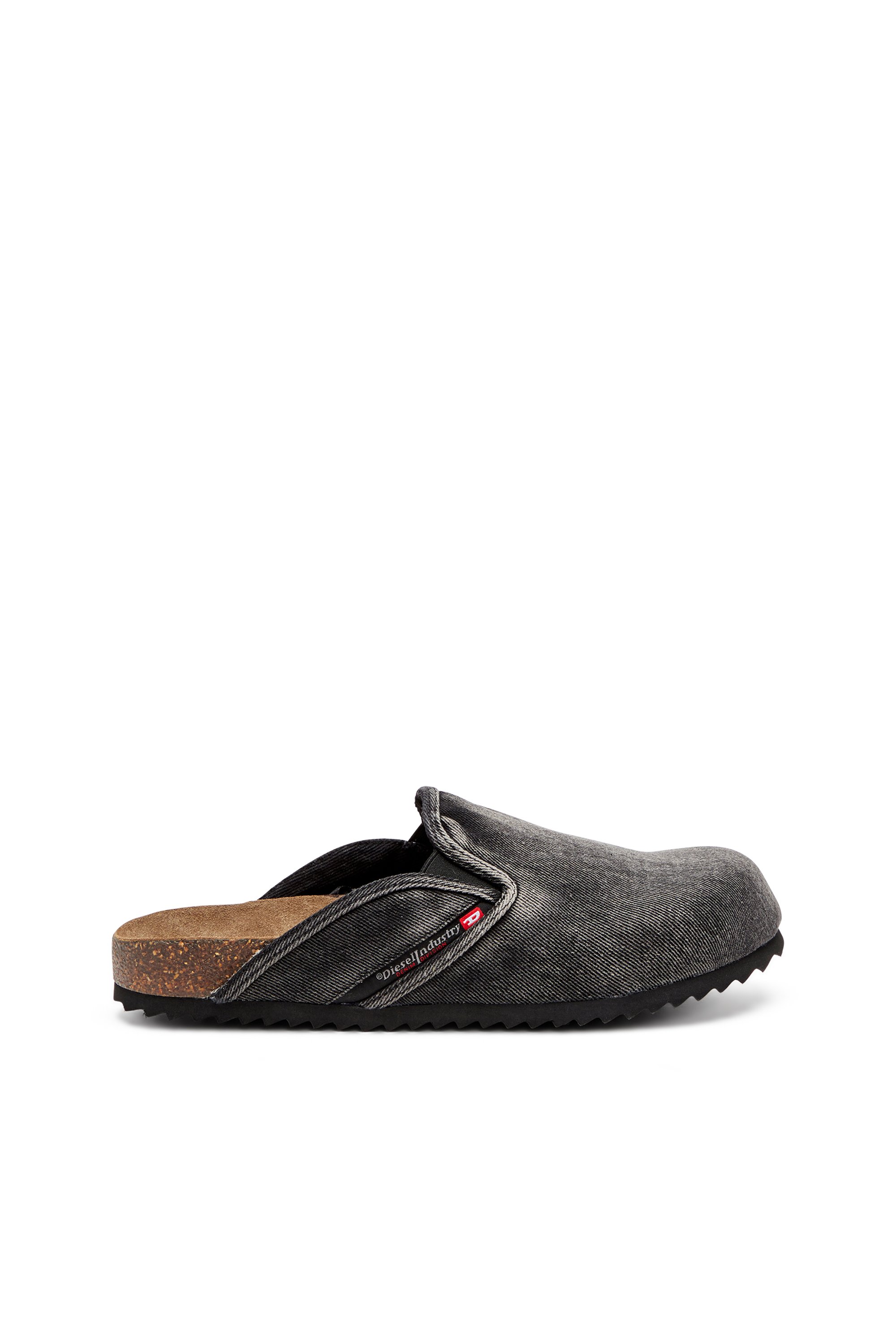 Diesel - D-WOODSTOCK SLIP-ON, Mules en denim Homme in Noir - 1