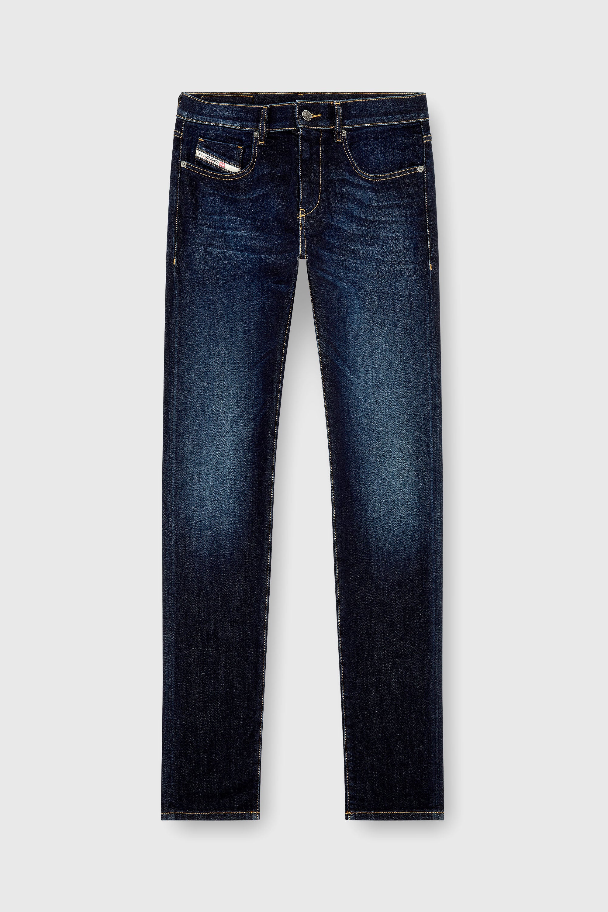 Diesel - Man's Slim Jeans 2019 D-Strukt 009ZS, Dark Blue - 2