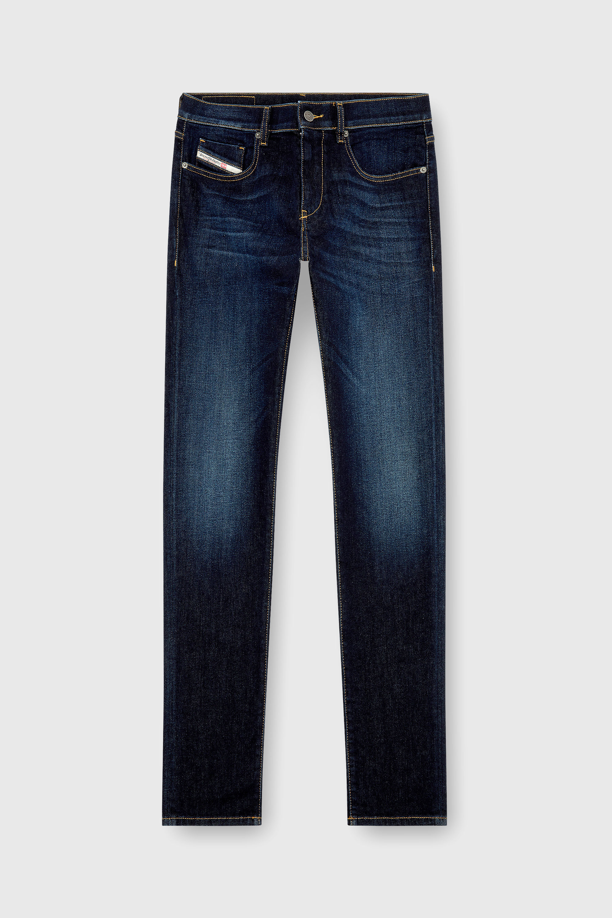 Diesel - Man's Slim Jeans 2019 D-Strukt 009ZS, Dark Blue - 4
