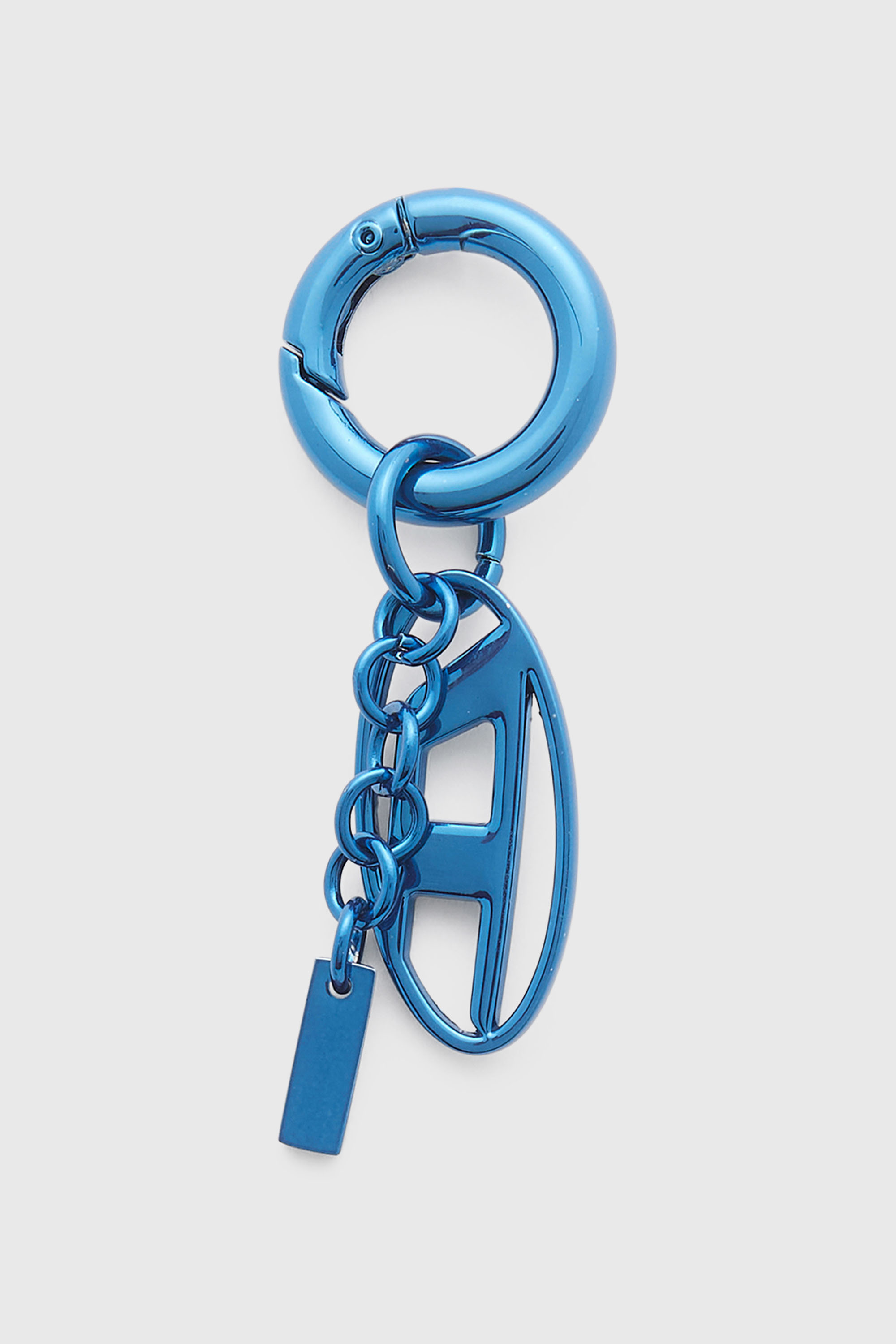 Diesel - CHARM-OVAL D, Charm en m&eacute;tal avec pendentif ovale D Mixte in Bleu - 2