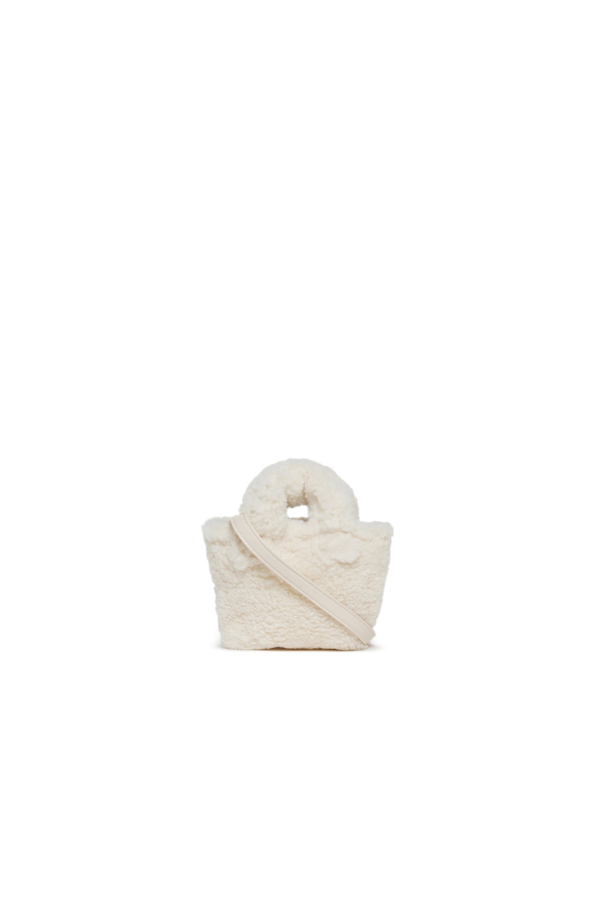 Diesel - WIXIT, WIXIT - Mini sac en polaire teddy Femme in Blanc - 2