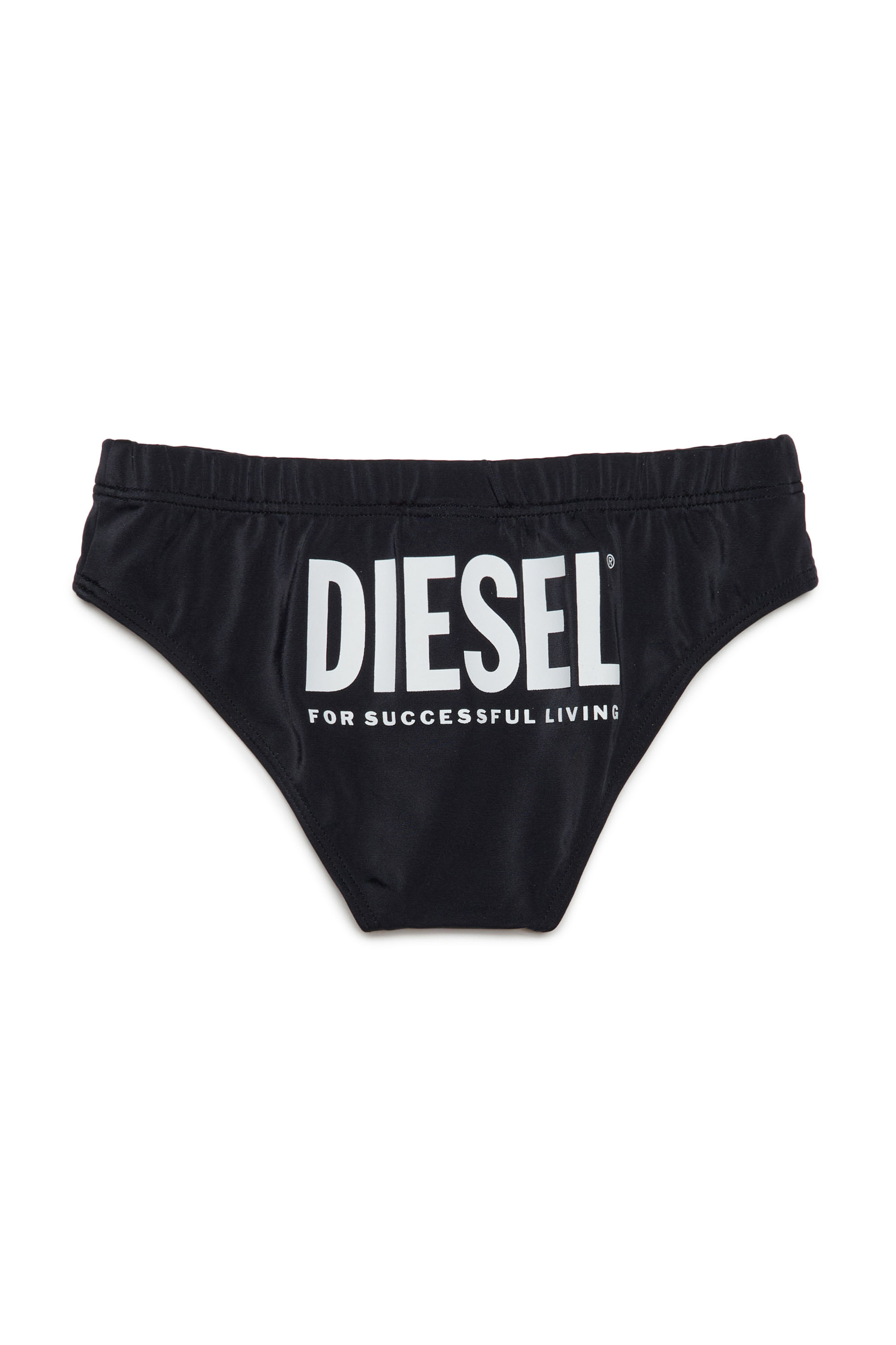 Diesel - MILVO, Homme Slip de bain avec maxi logo in Noir - Image 2