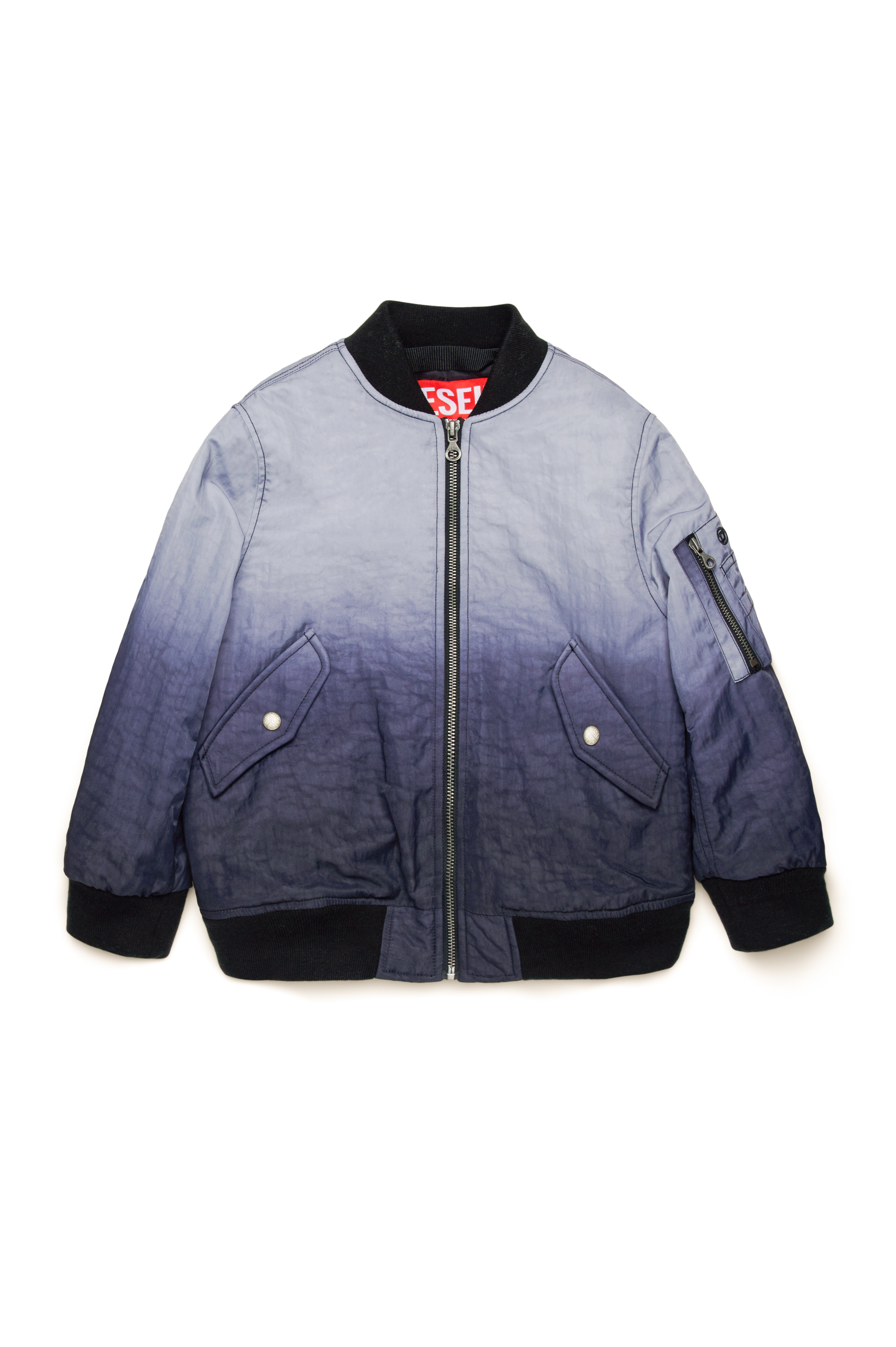 Diesel - JCOMMON, Veste bomber en nylon dégradé Mixte in Bleu - 1