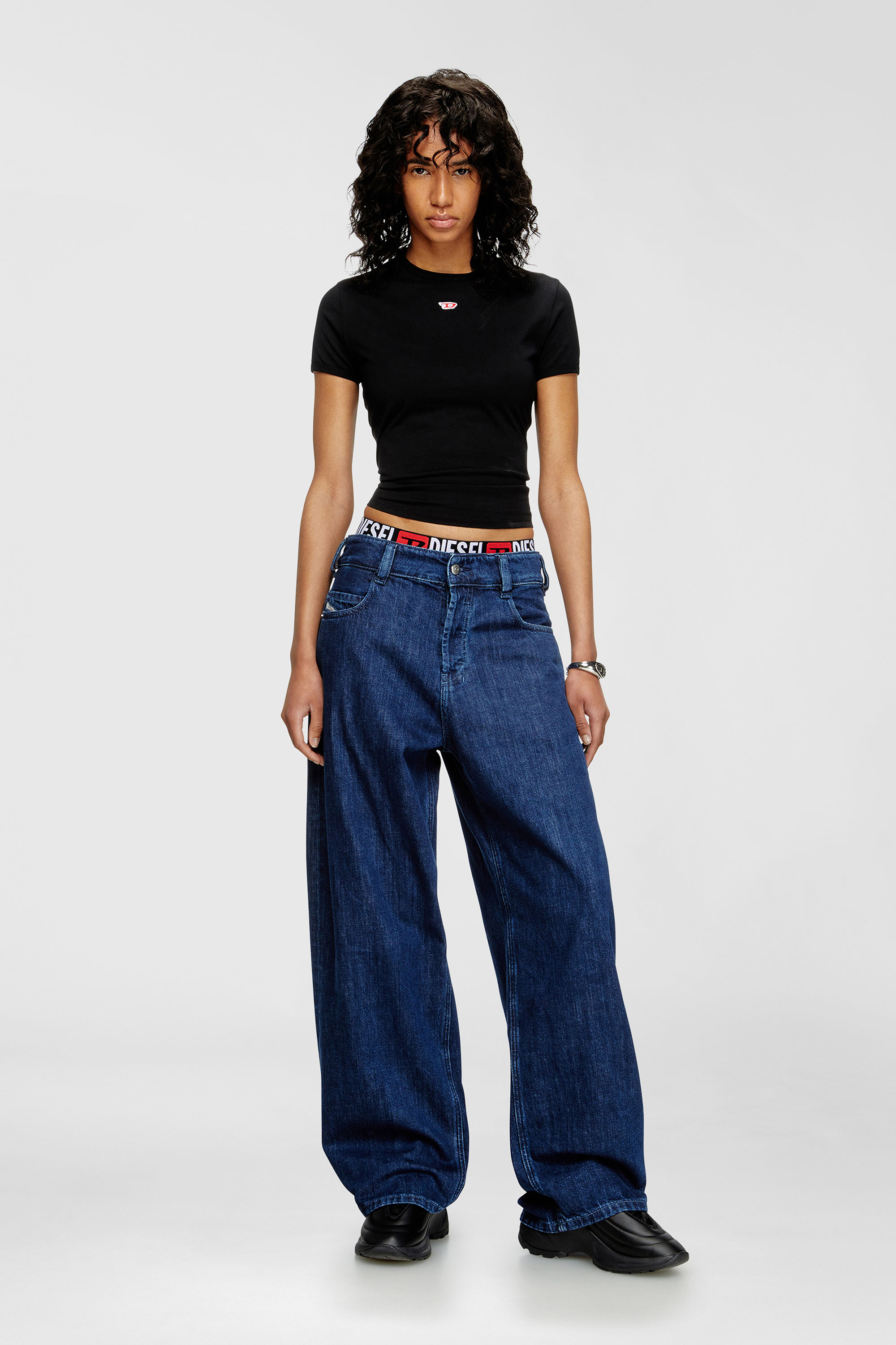 Diesel - Relaxed Jeans 1997 D-Enim-M 0DBDX Mixte, Bleu Fonc&eacute; - Image 5