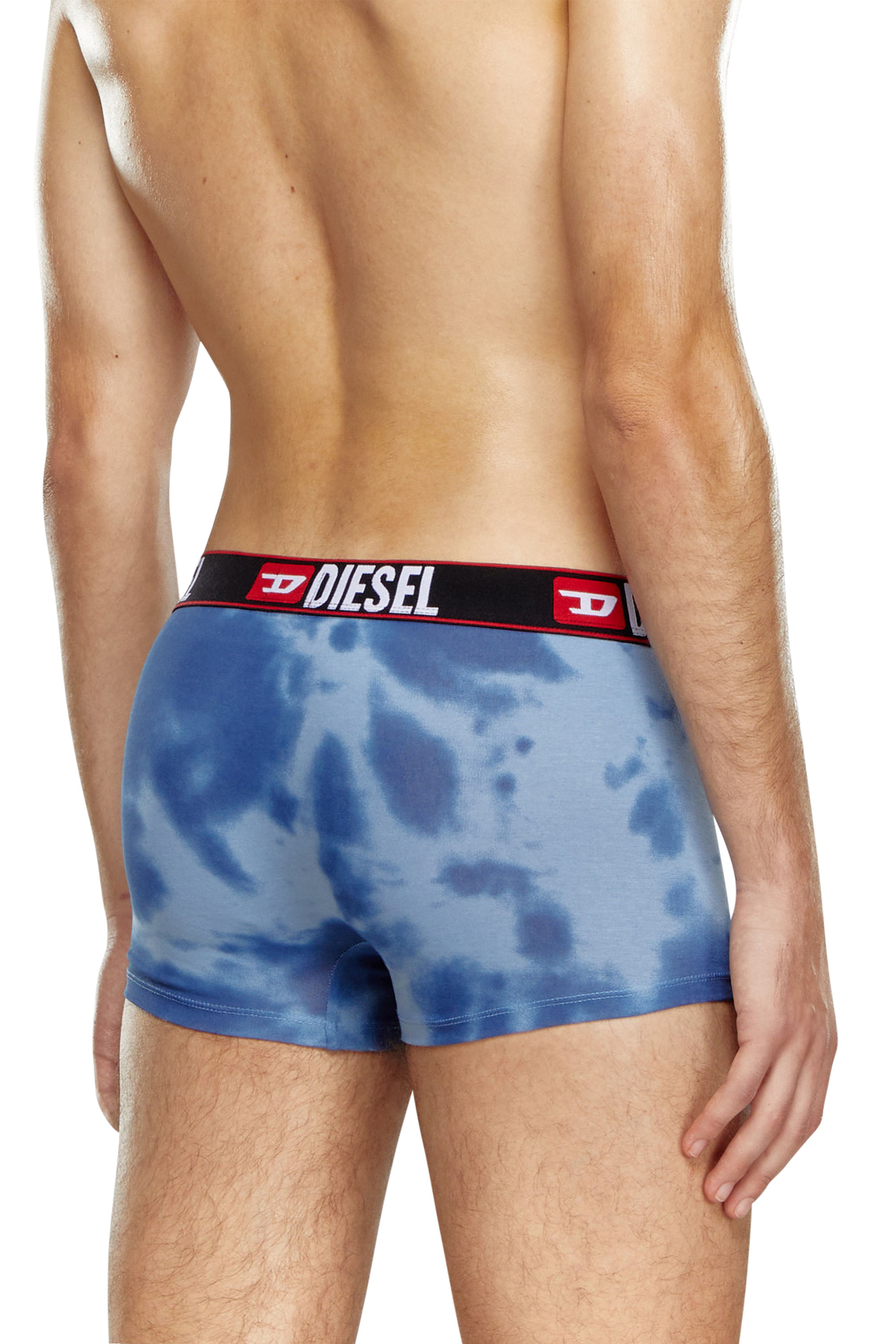 Diesel - UMBX-DAMIEN, Boxer avec imprimé nuage Homme in Bleu - 3