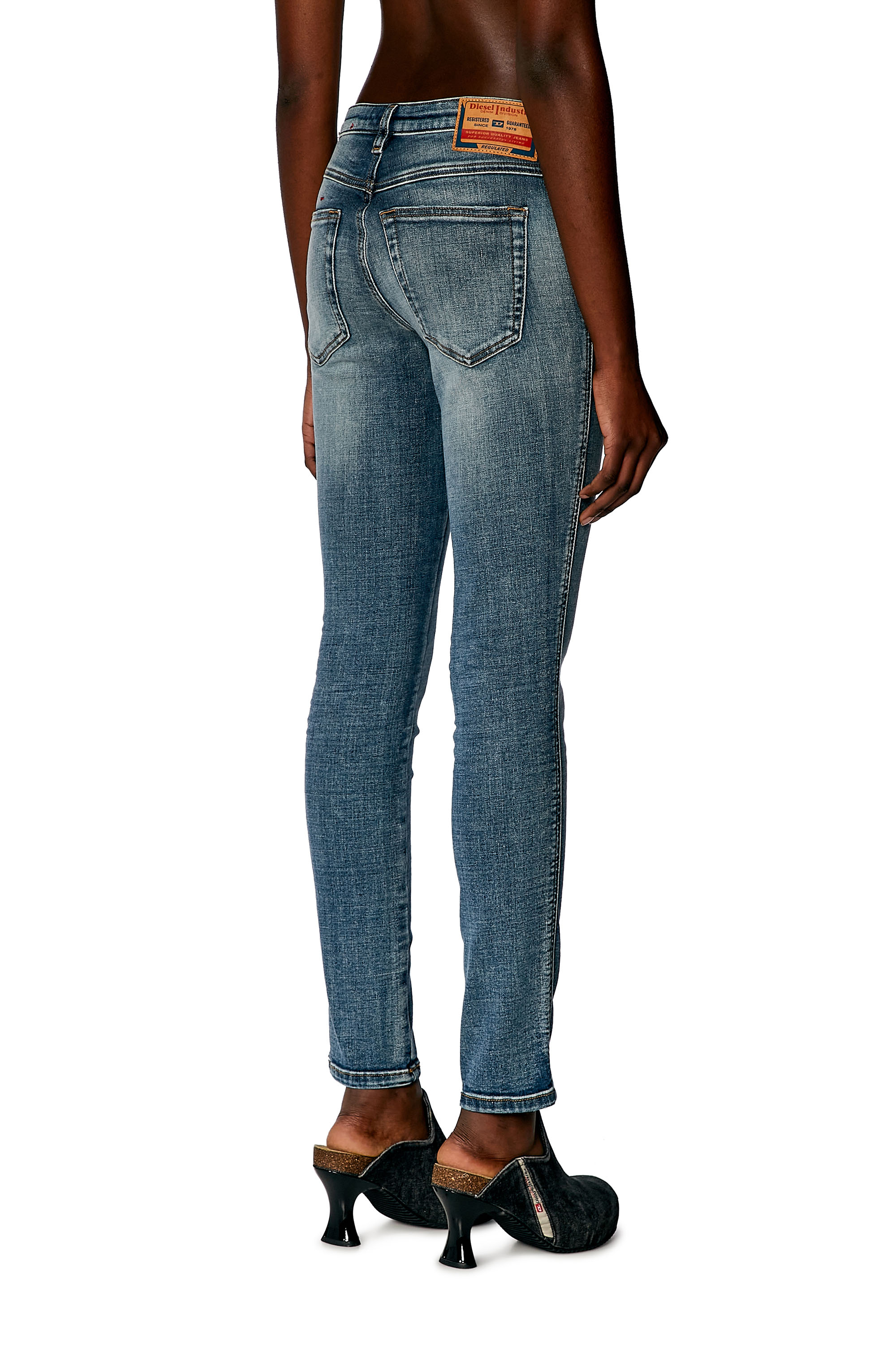 Diesel - Skinny Jeans 2015 Babhila 0PFAW, Medium blue - Image 1