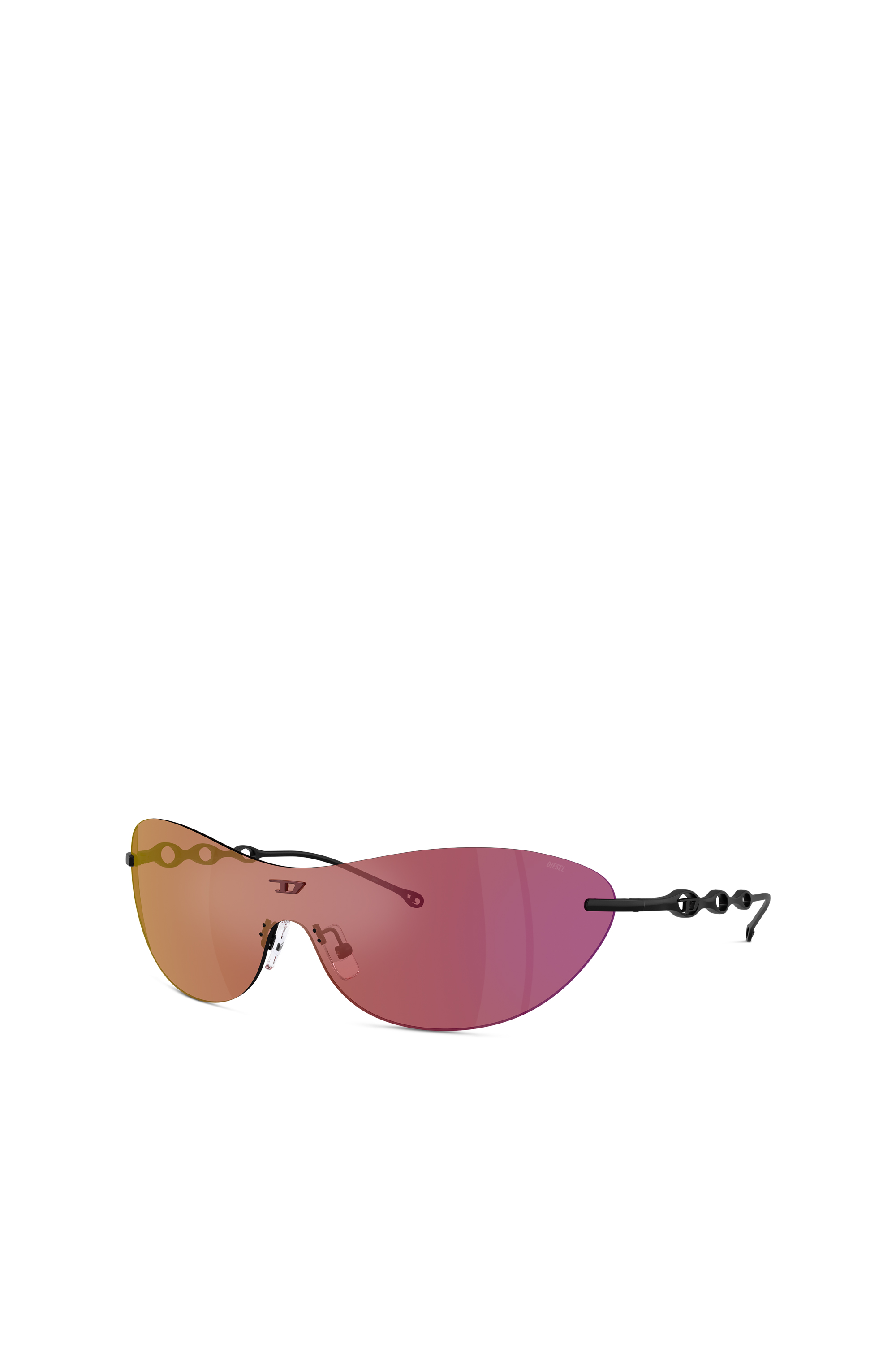 Diesel - 0DL1006, Lunettes de soleil ovales Mixte in Violet - 4