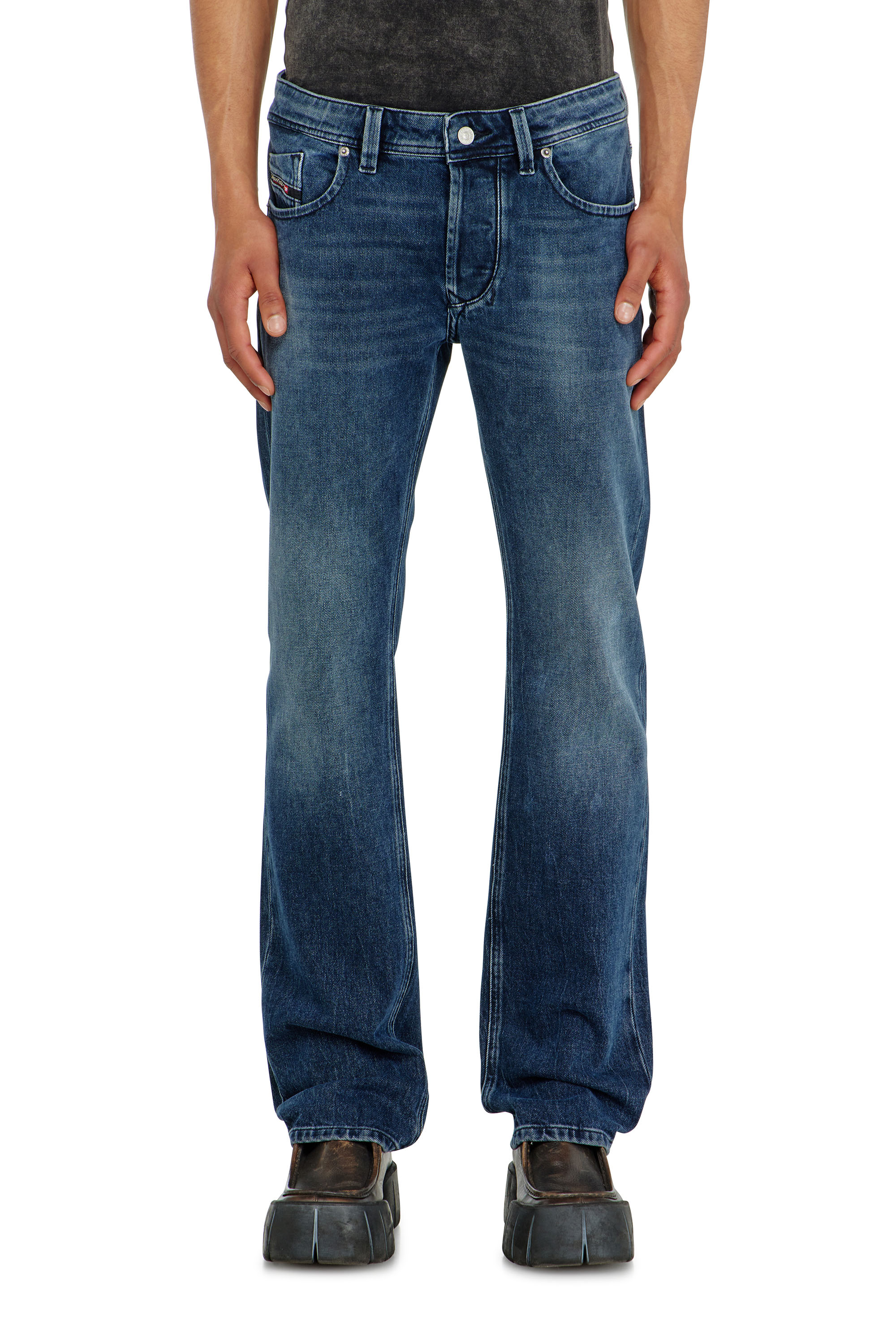 Diesel - Regular Jeans 1985 Larkee 0KBBM Homme, Bleu Fonc&eacute; - Image 2