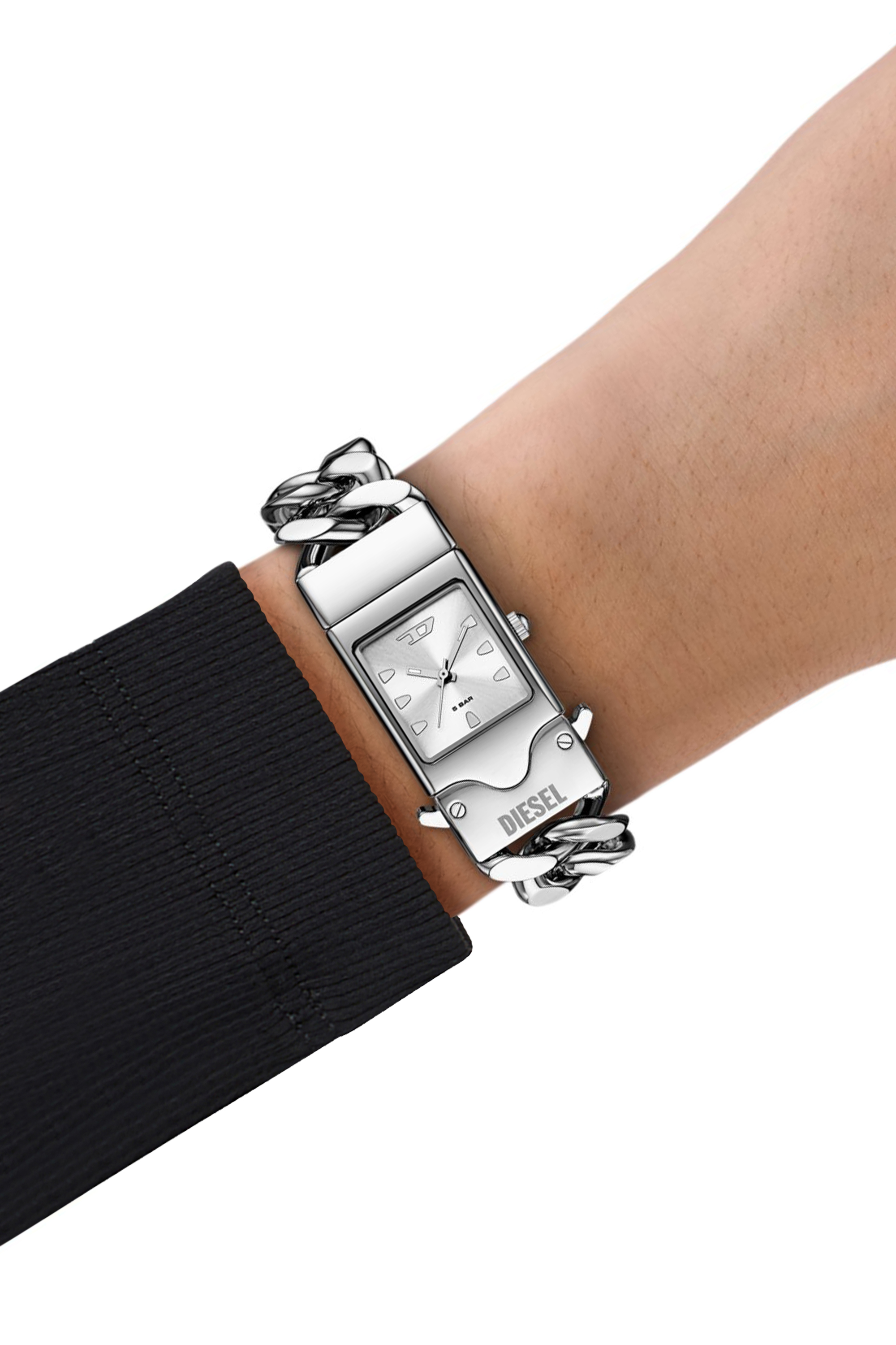 Diesel - DZ2225 WATCH, Montre Closer Acier Inoxydable Mixte in Gris argenté - 4