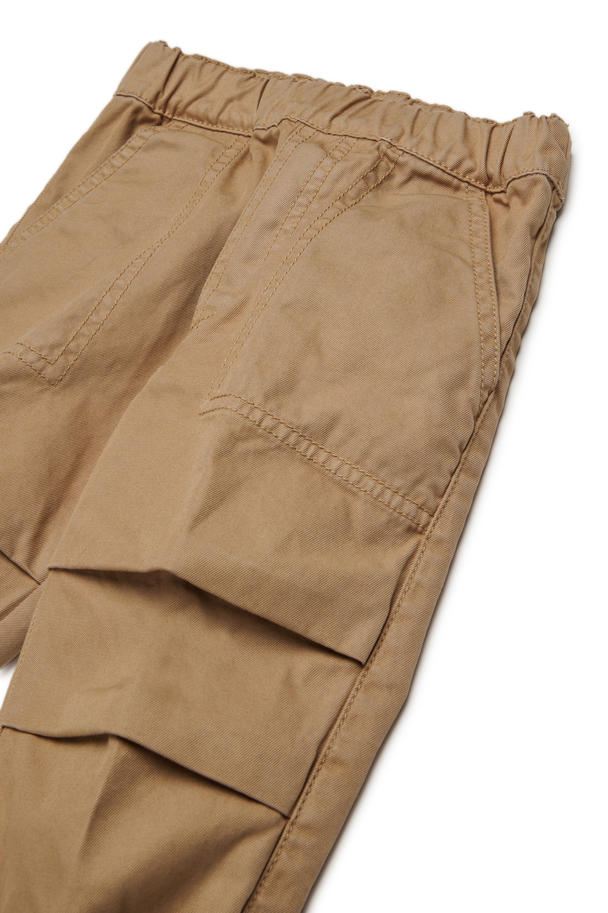 Diesel - PQISB, Pantalon en coton avec poches cargo Homme in Marron - 3