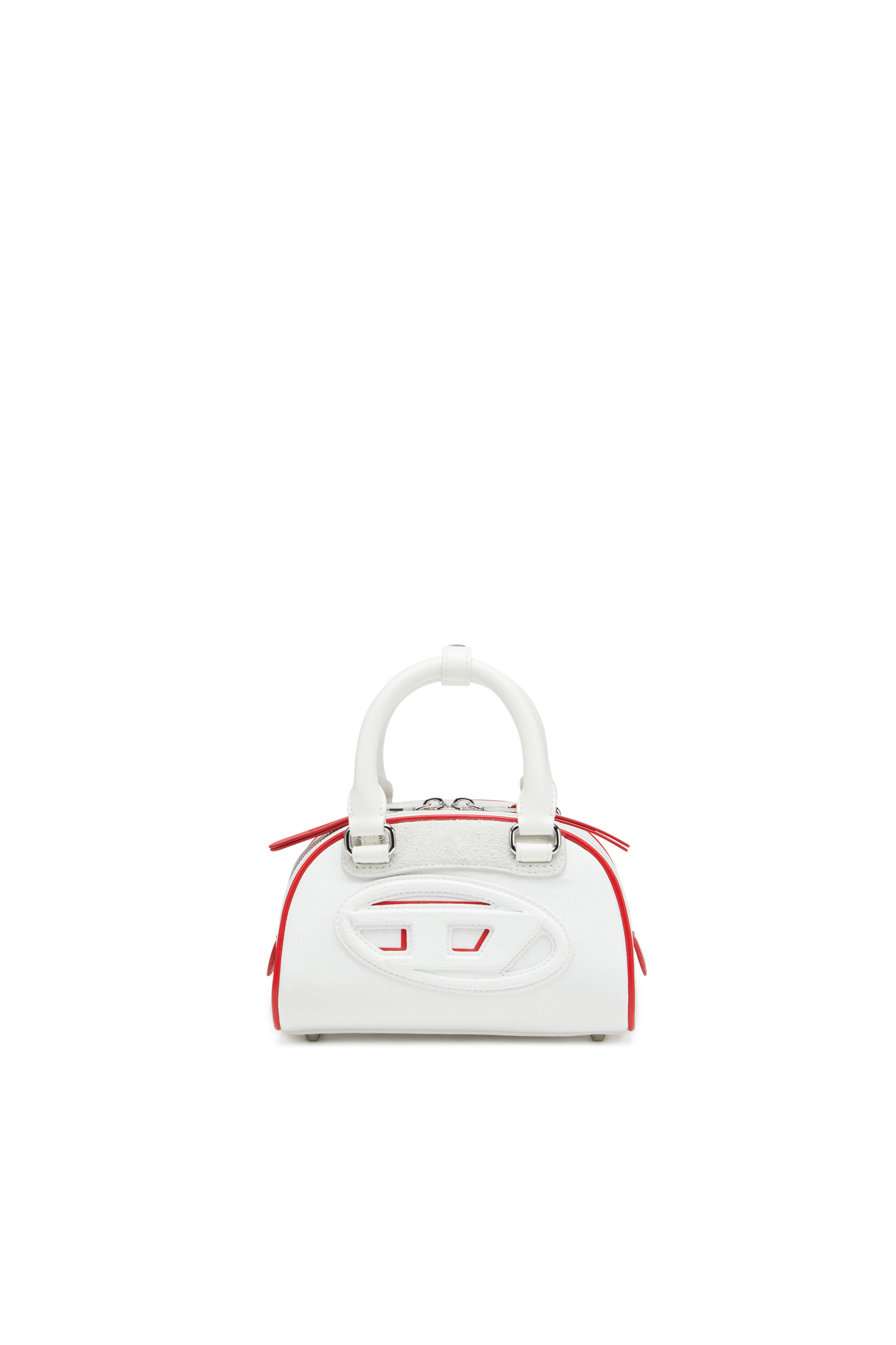 Diesel - 1DR DOME CROSSBODY, 1DR Dome-Mini sac bowling color-block Femme in Blanc - 1