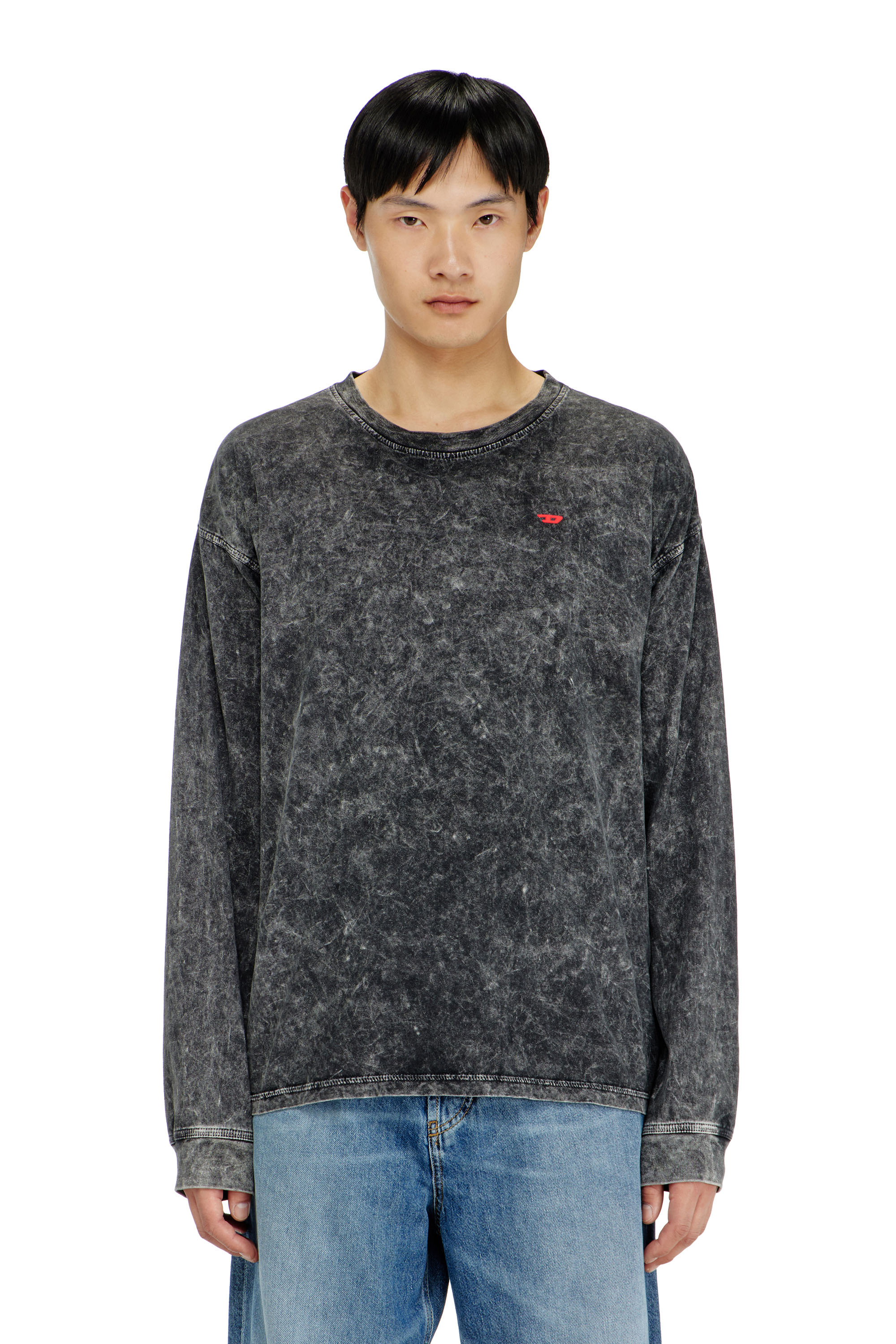 Diesel - T-BOXT-LS-AA5, Haut &agrave; manches longues avec effet trait&eacute; Homme in ToBeDefined - 3