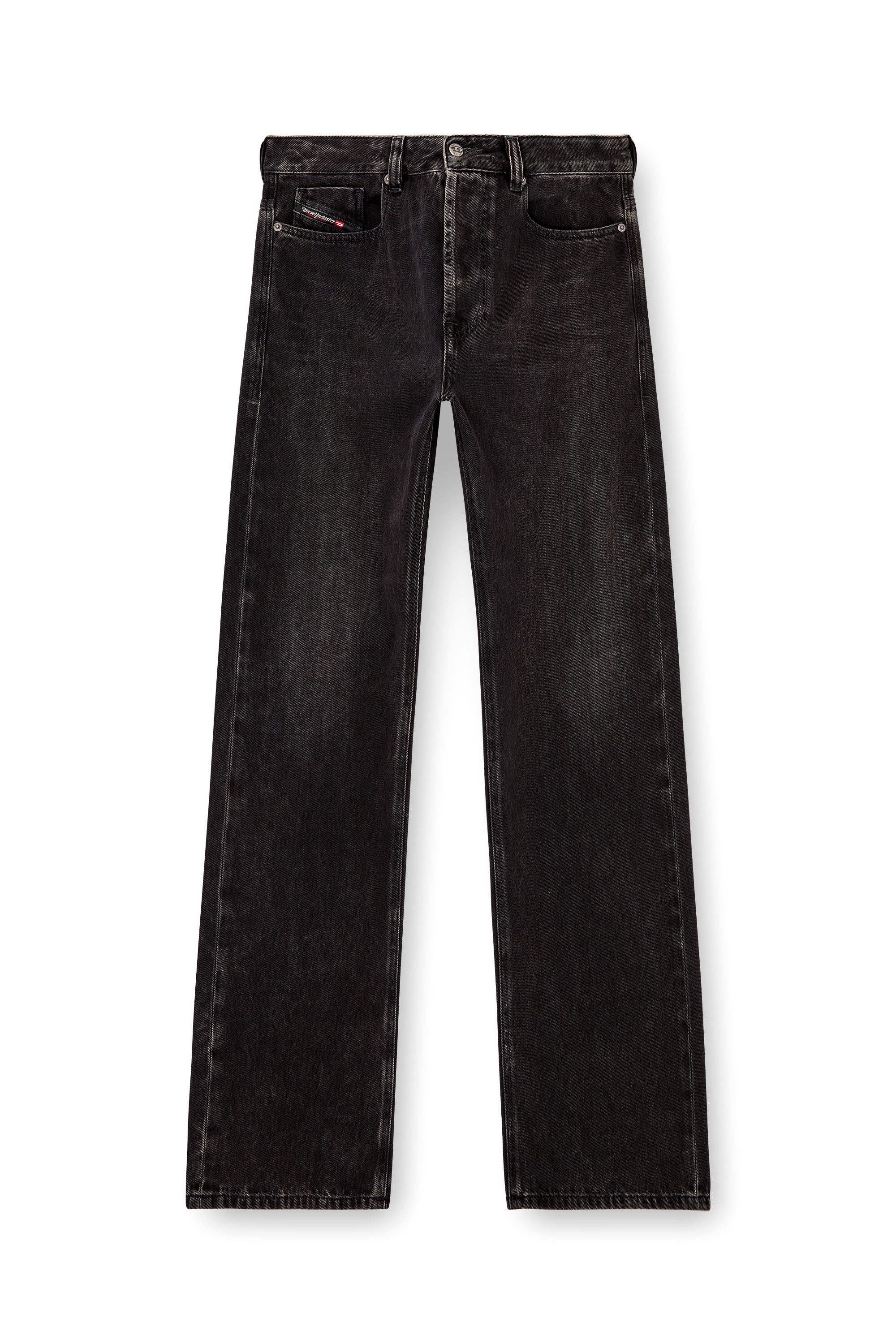 Diesel - Relaxed Jeans 1980 D-Eeper 09J96 Homme, Noir/Gris foncé - Image 3