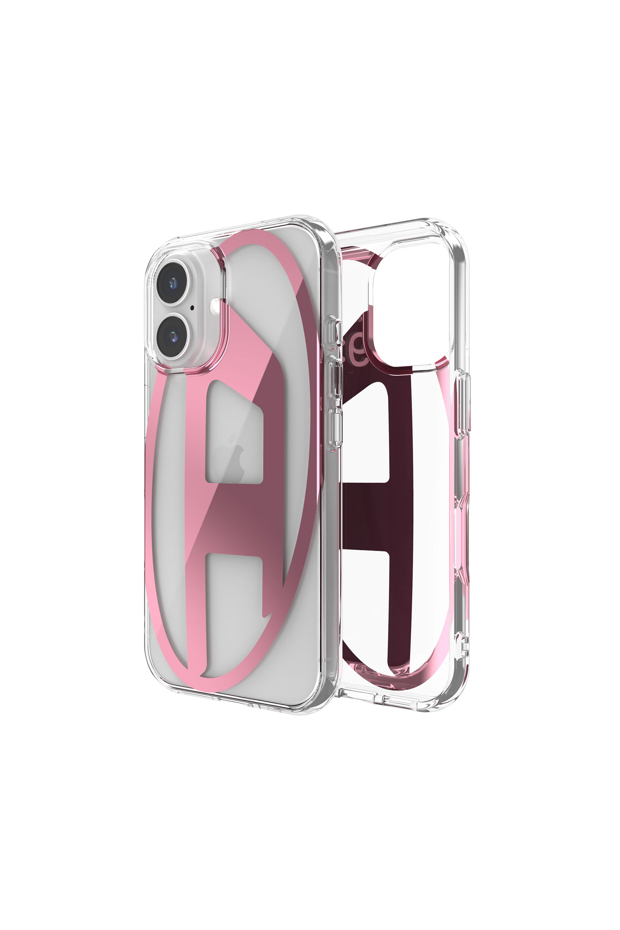 Diesel - 60143 AOP CASE, Coque miroir pour iP 16 Mixte in Rose - 1